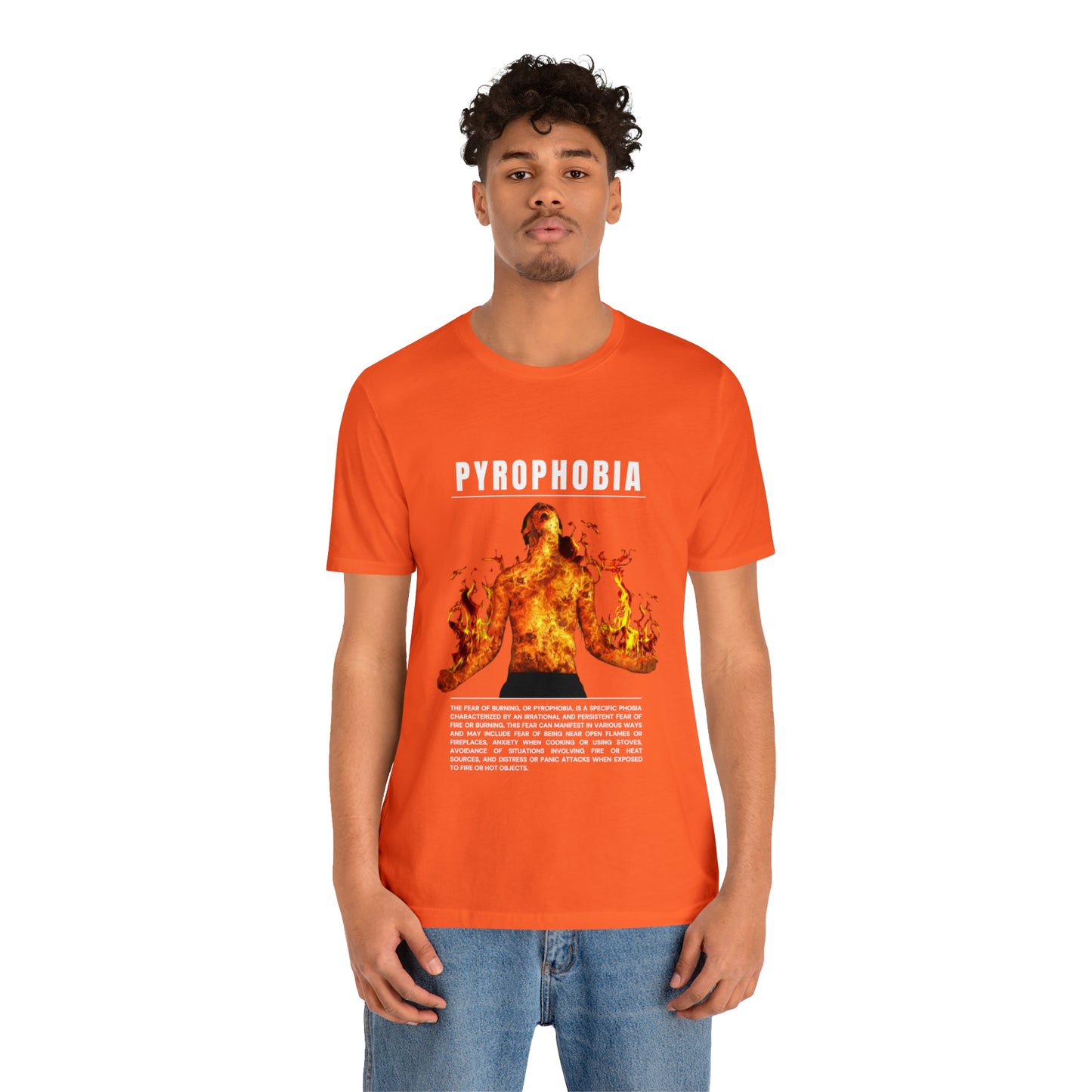 Pyrophobia Fear of Burning Halloween Tee