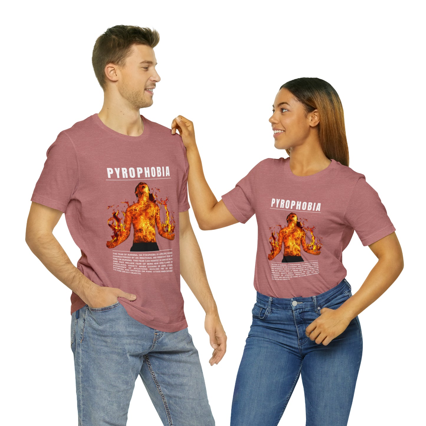 Pyrophobia Fear of Burning Halloween Tee