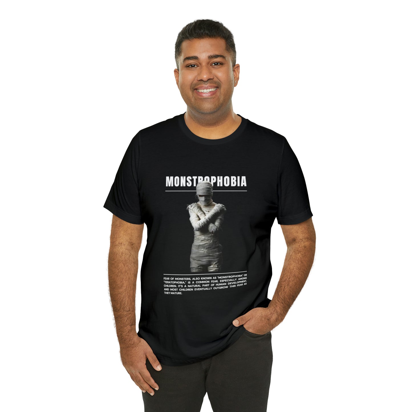 Monstrophobia Fear of Monsters Halloween Tee