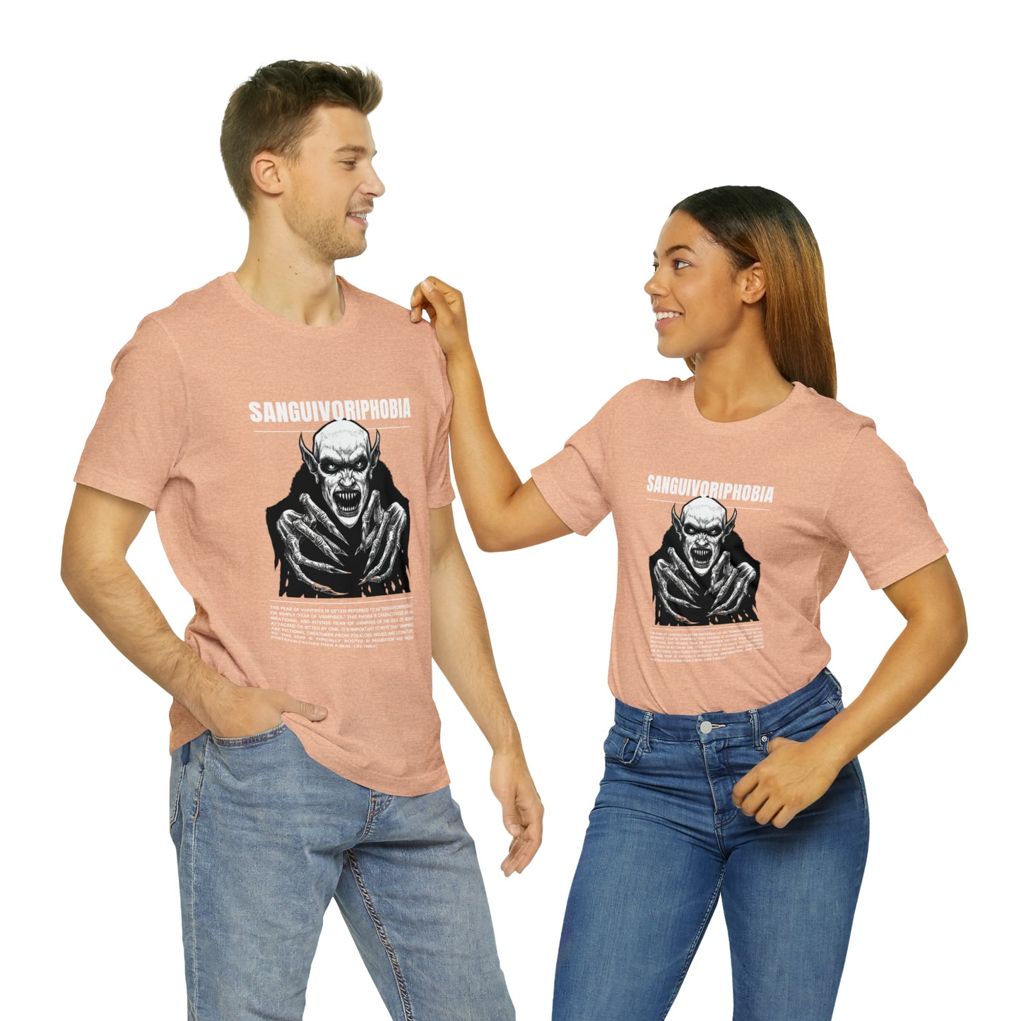 Sanguivoriphobia Fear of Vampires Halloween Tee