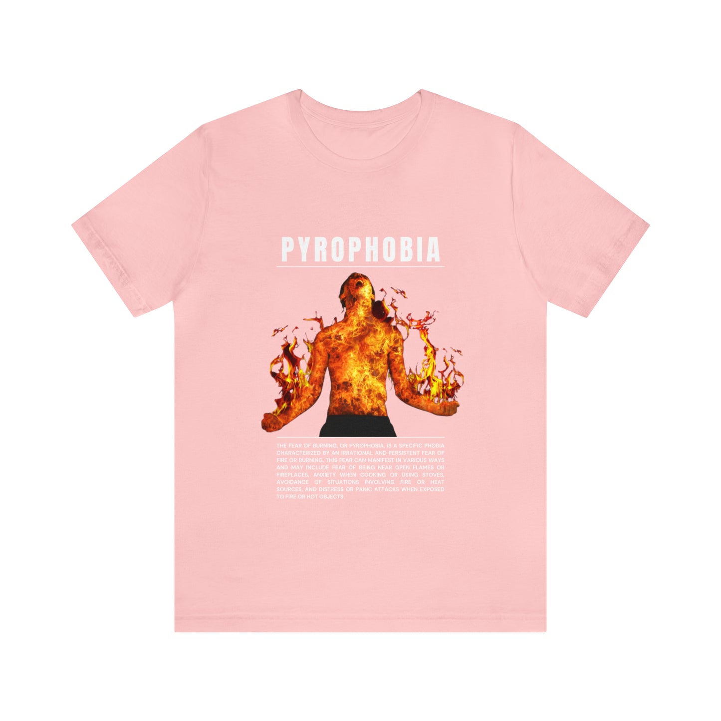 Pyrophobia Fear of Burning Halloween Tee