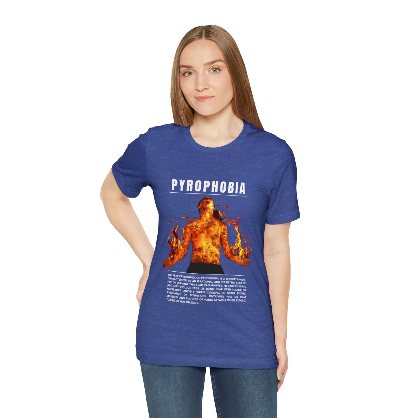 Pyrophobia Fear of Burning Halloween Tee