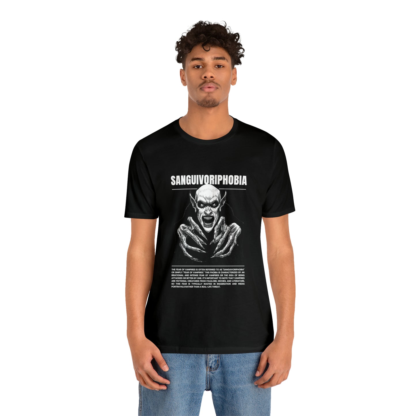 Sanguivoriphobia Fear of Vampires Halloween Tee