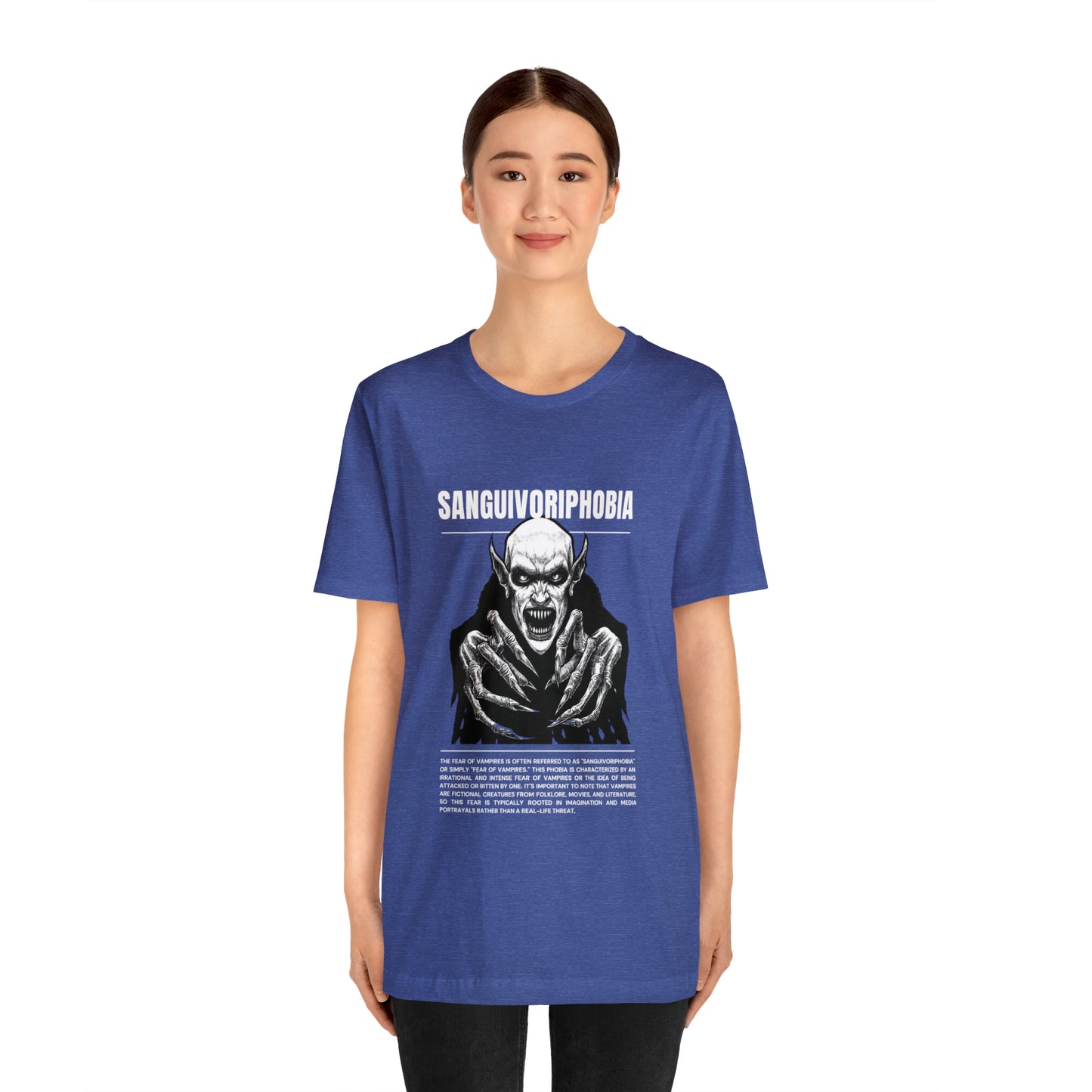 Sanguivoriphobia Fear of Vampires Halloween Tee