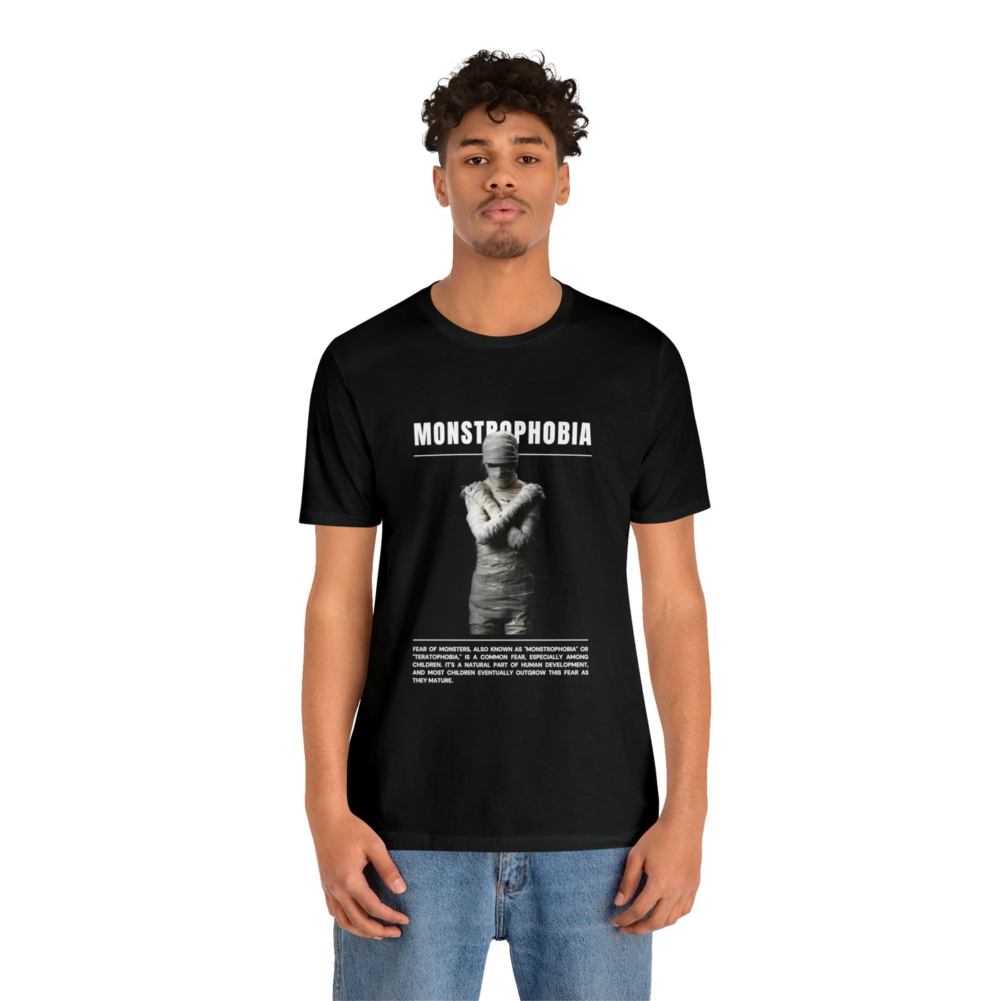 Monstrophobia Fear of Monsters Halloween Tee