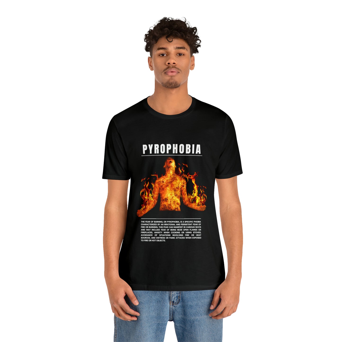 Pyrophobia Fear of Burning Halloween Tee