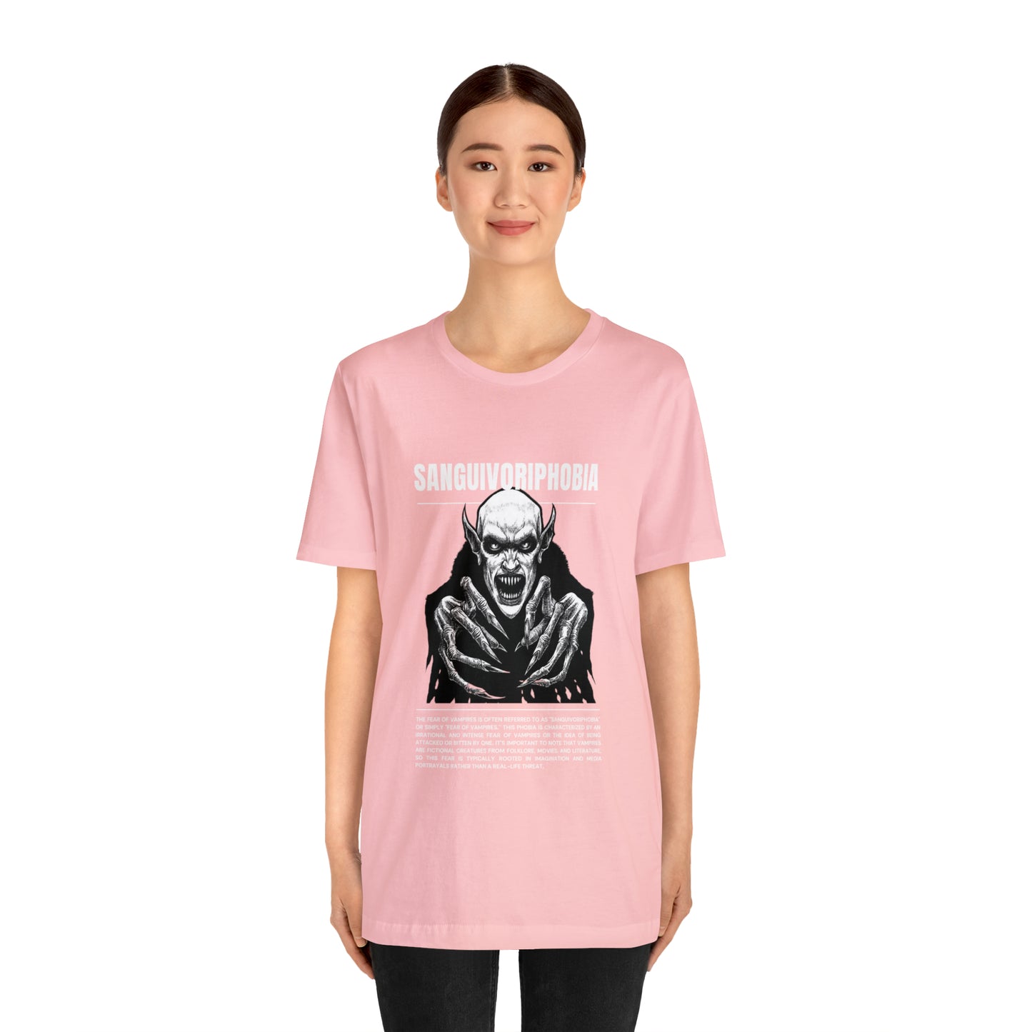 Sanguivoriphobia Fear of Vampires Halloween Tee