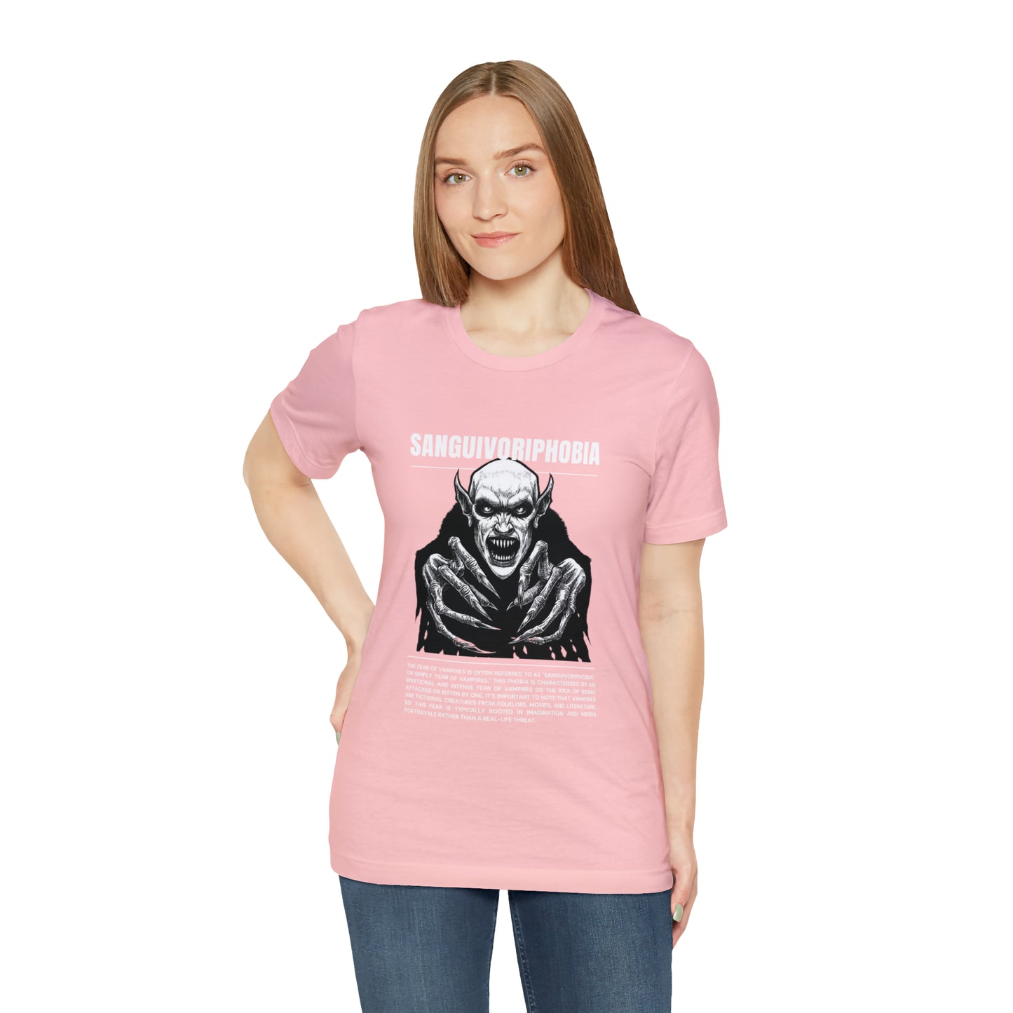 Sanguivoriphobia Fear of Vampires Halloween Tee