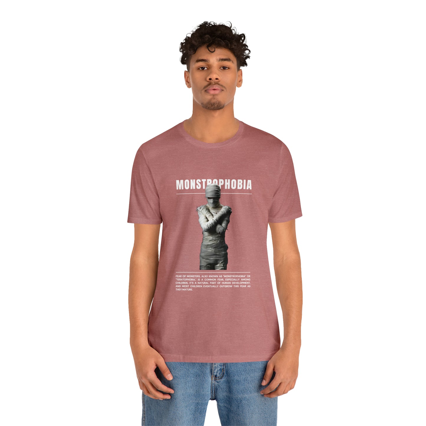Monstrophobia Fear of Monsters Halloween Tee
