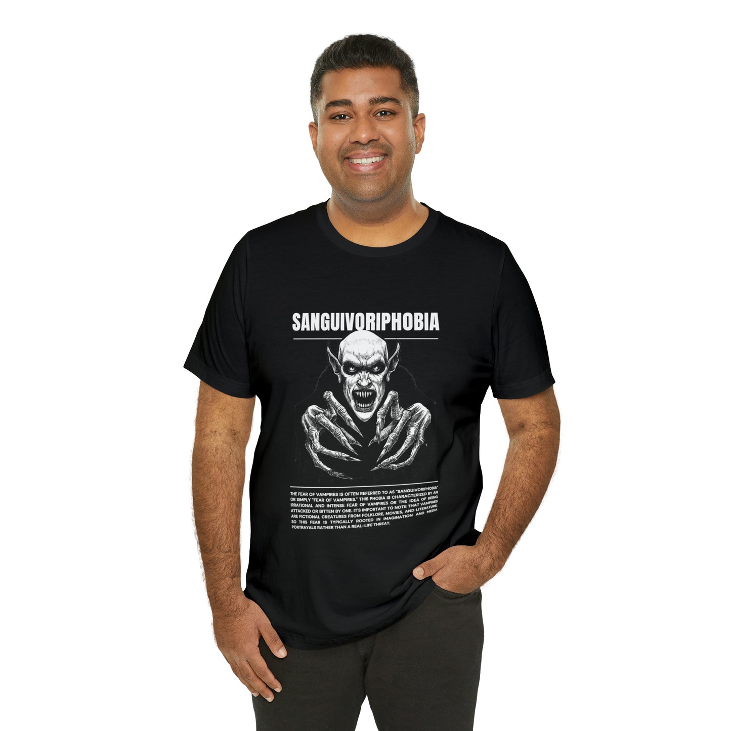 Sanguivoriphobia Fear of Vampires Halloween Tee