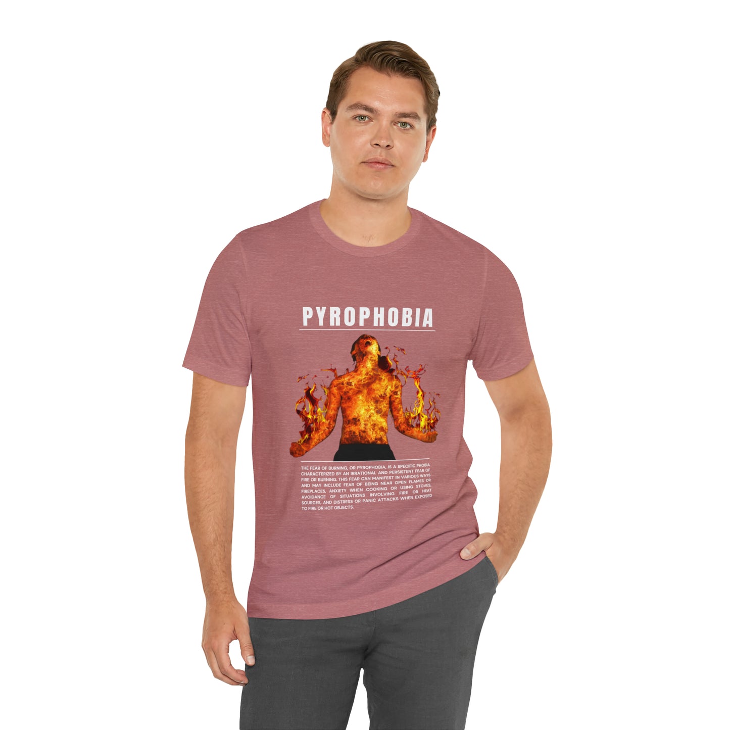 Pyrophobia Fear of Burning Halloween Tee