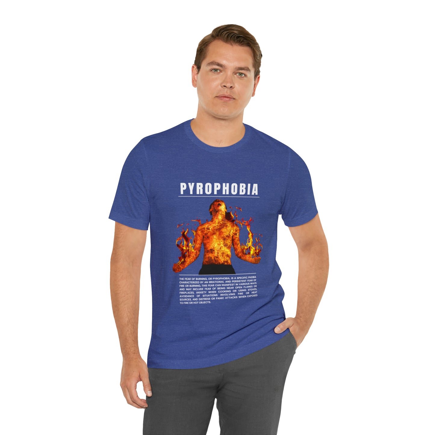 Pyrophobia Fear of Burning Halloween Tee