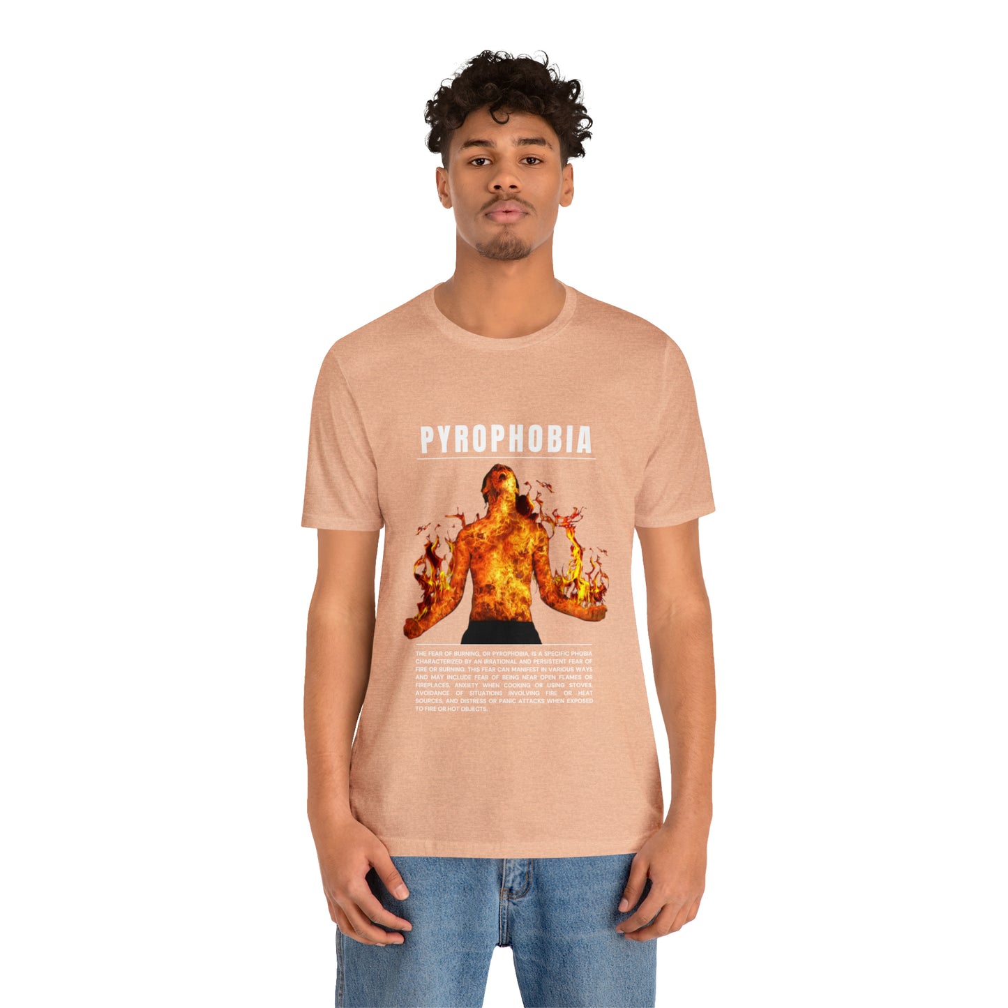 Pyrophobia Fear of Burning Halloween Tee