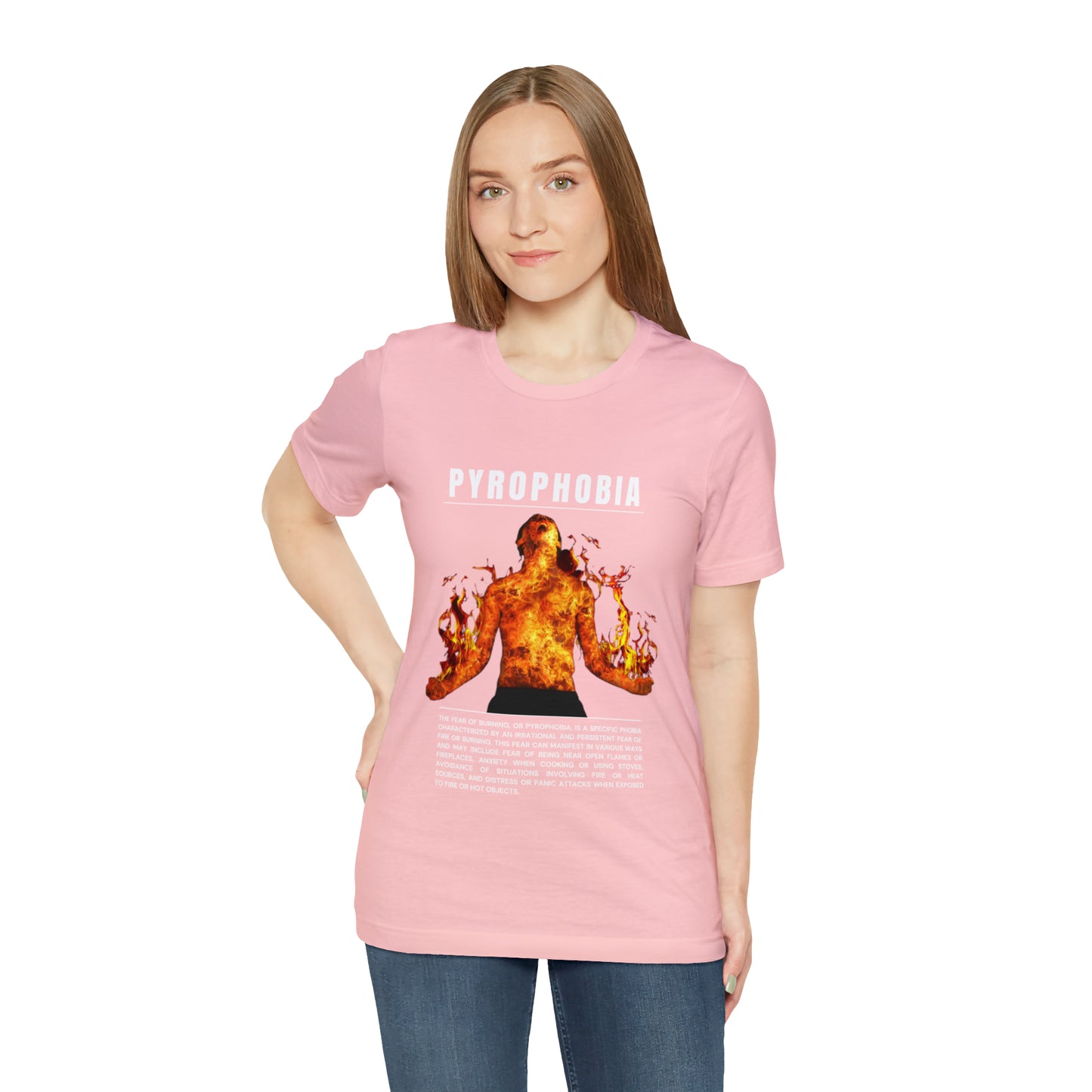 Pyrophobia Fear of Burning Halloween Tee