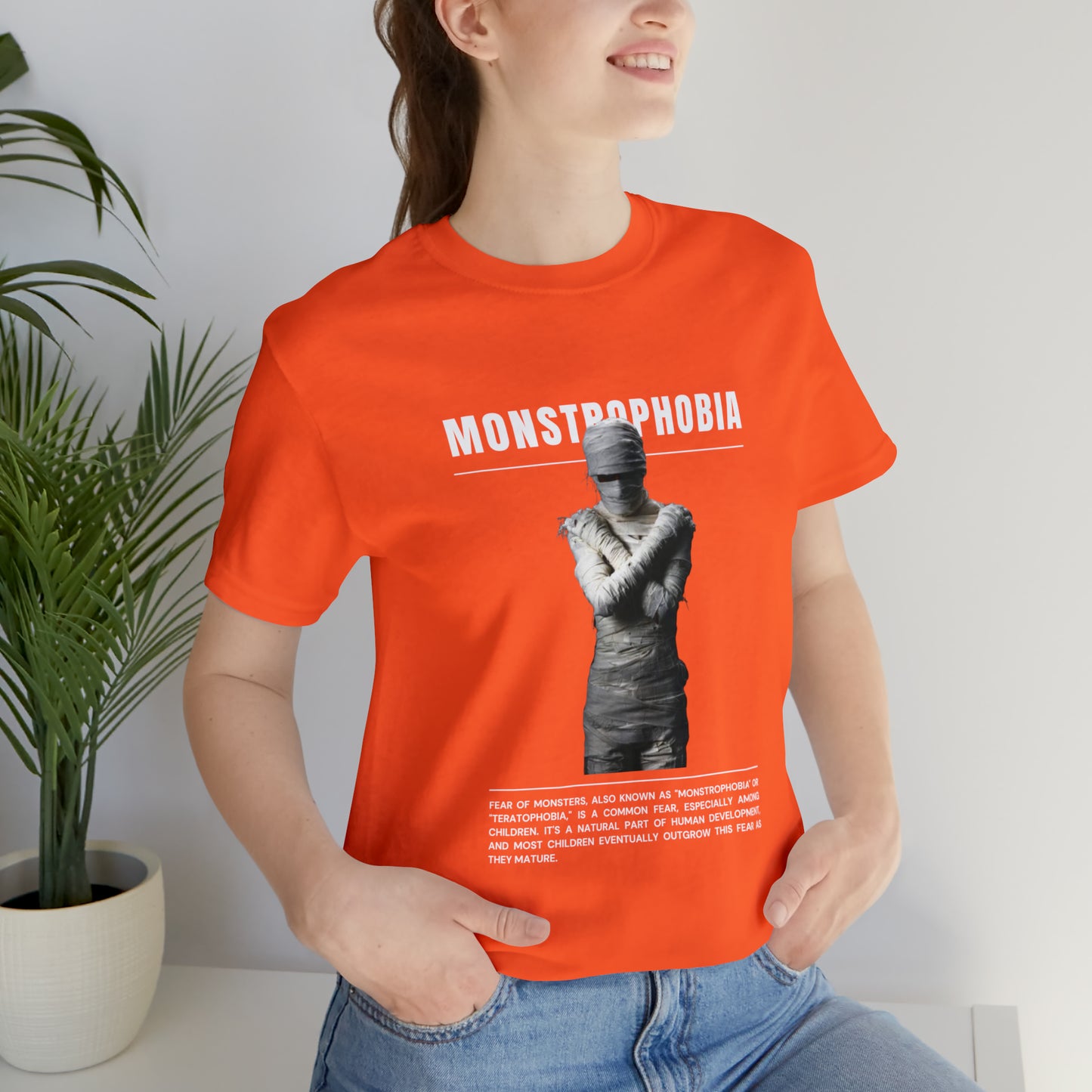 Monstrophobia Fear of Monsters Halloween Tee