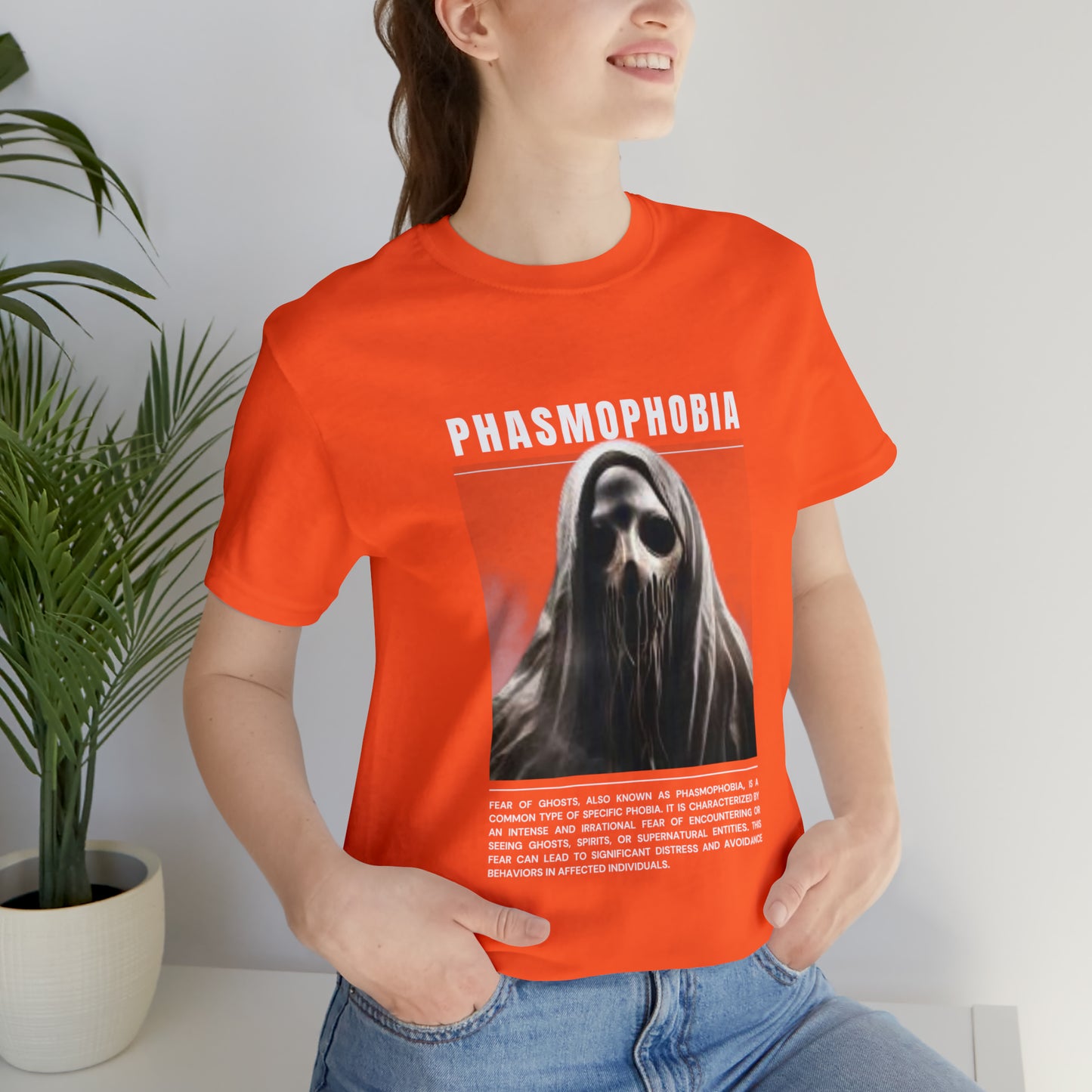 Phasmophobia Fear of Ghosts Halloween Tee