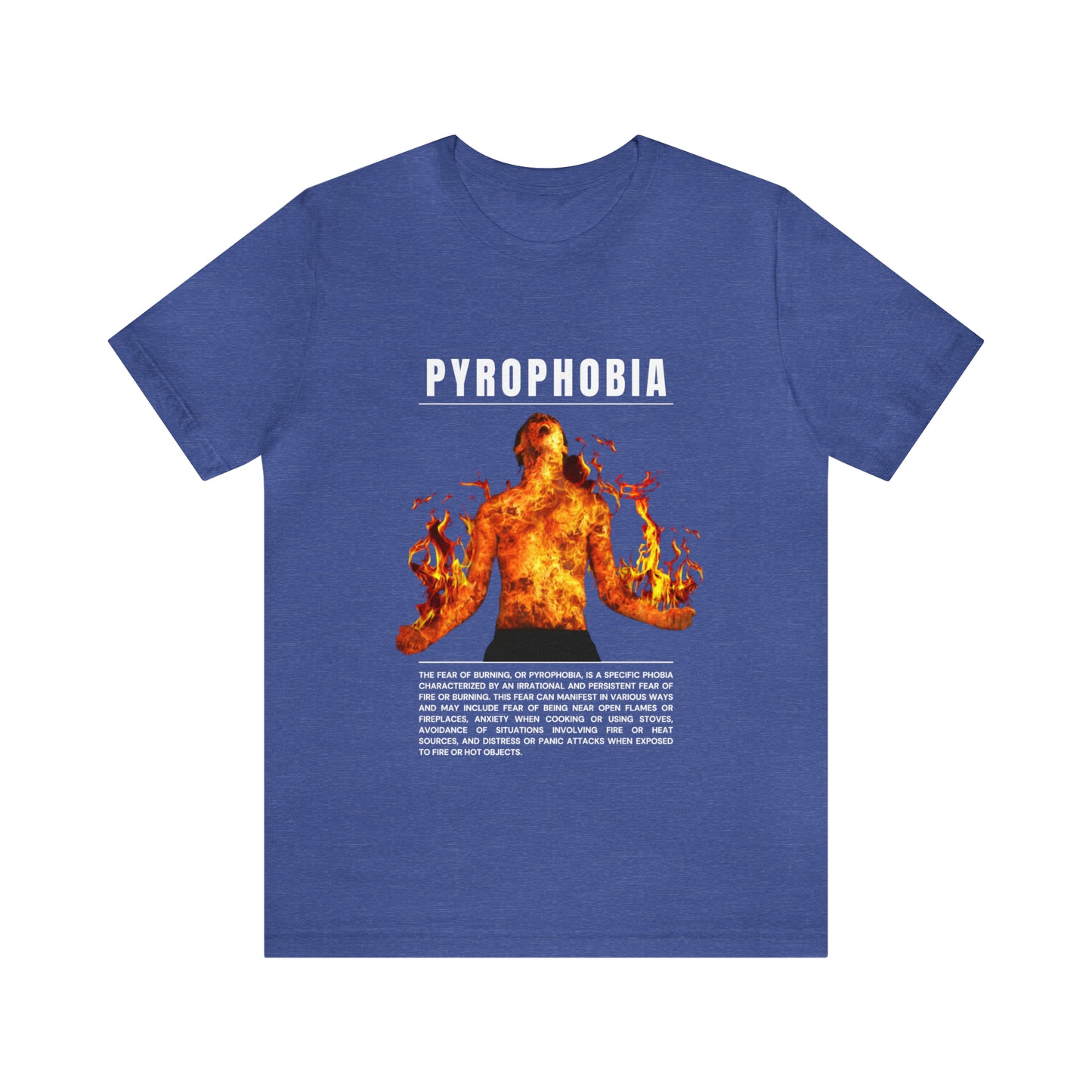 Pyrophobia Fear of Burning Halloween Tee