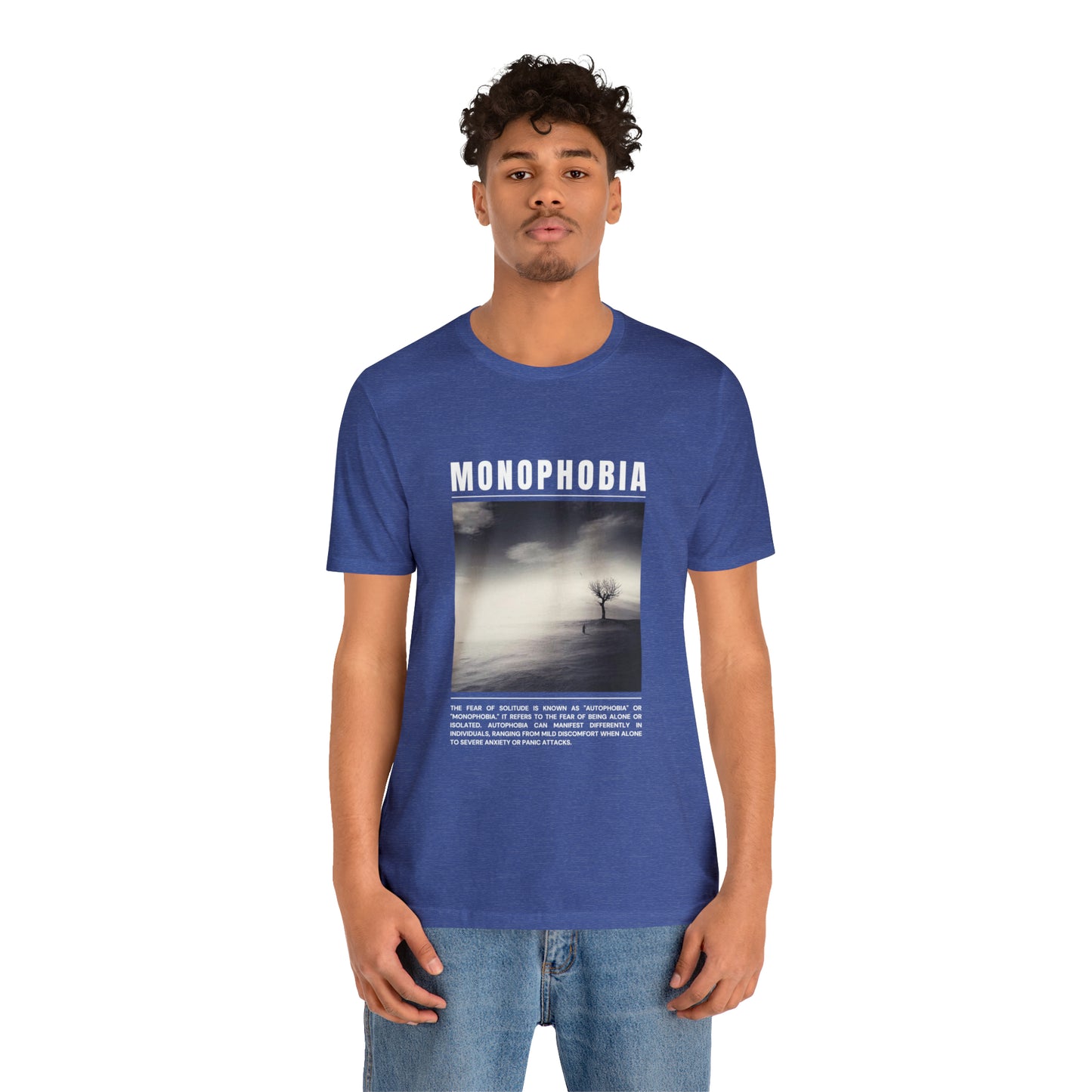 Monophobia Fear of Being Alone Halloween Tee