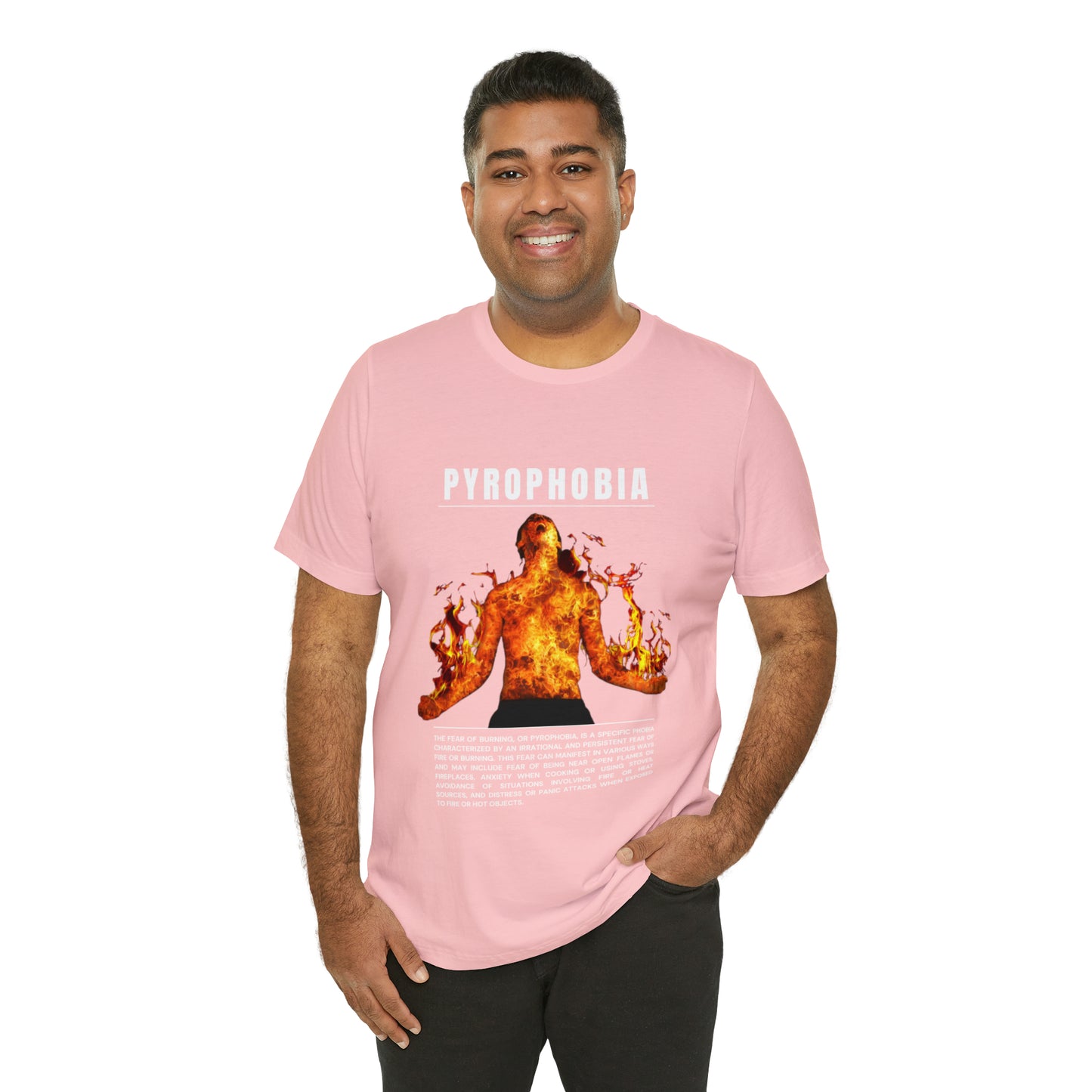 Pyrophobia Fear of Burning Halloween Tee