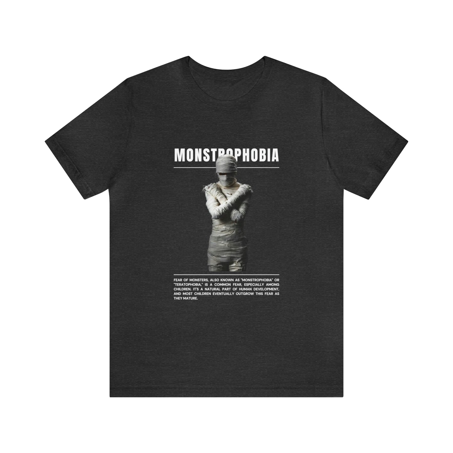 Monstrophobia Fear of Monsters Halloween Tee