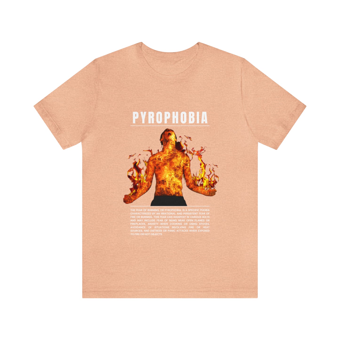 Pyrophobia Fear of Burning Halloween Tee