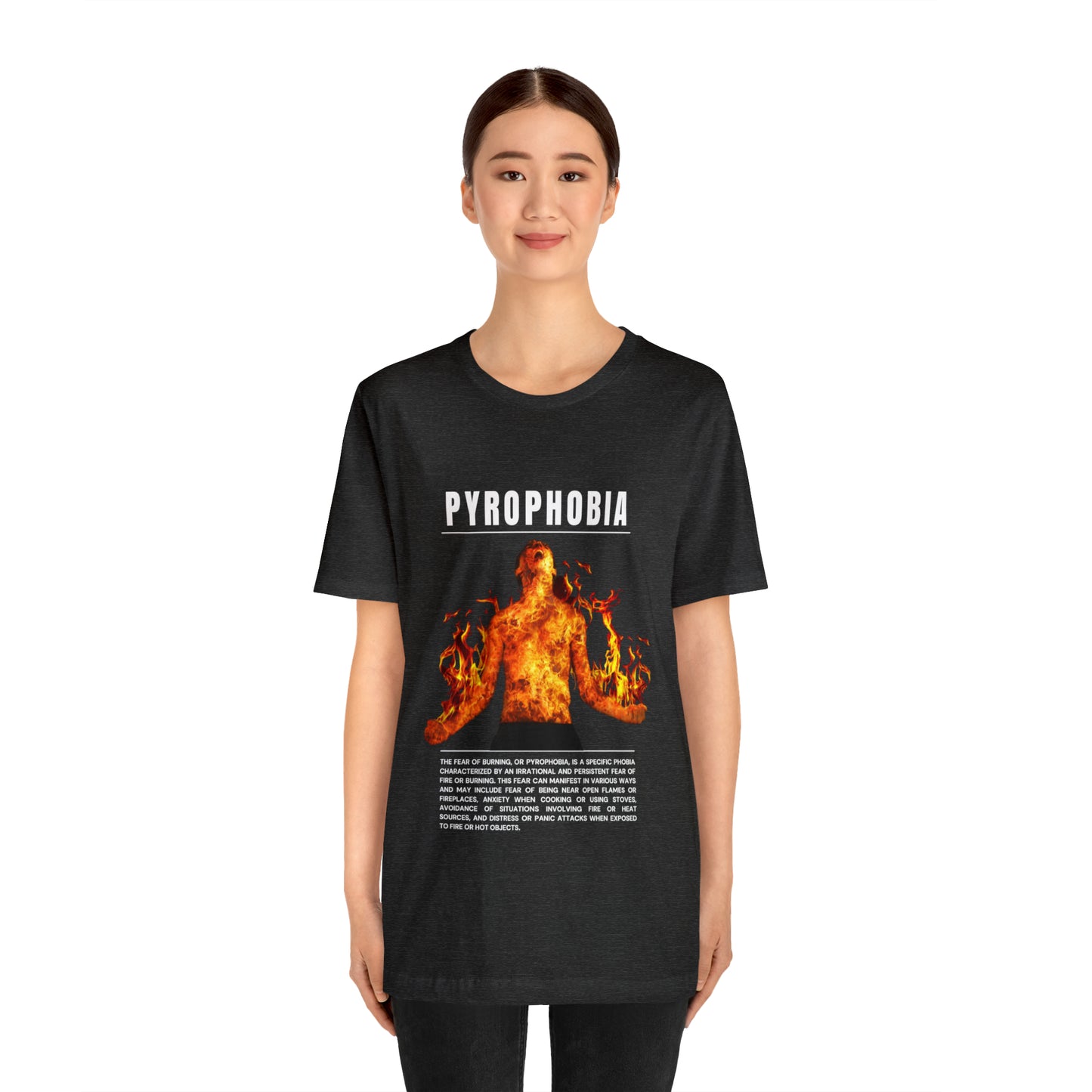 Pyrophobia Fear of Burning Halloween Tee