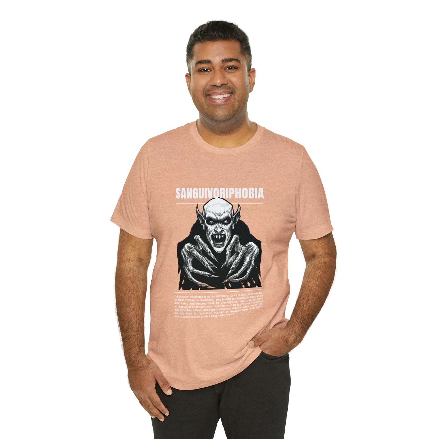 Sanguivoriphobia Fear of Vampires Halloween Tee