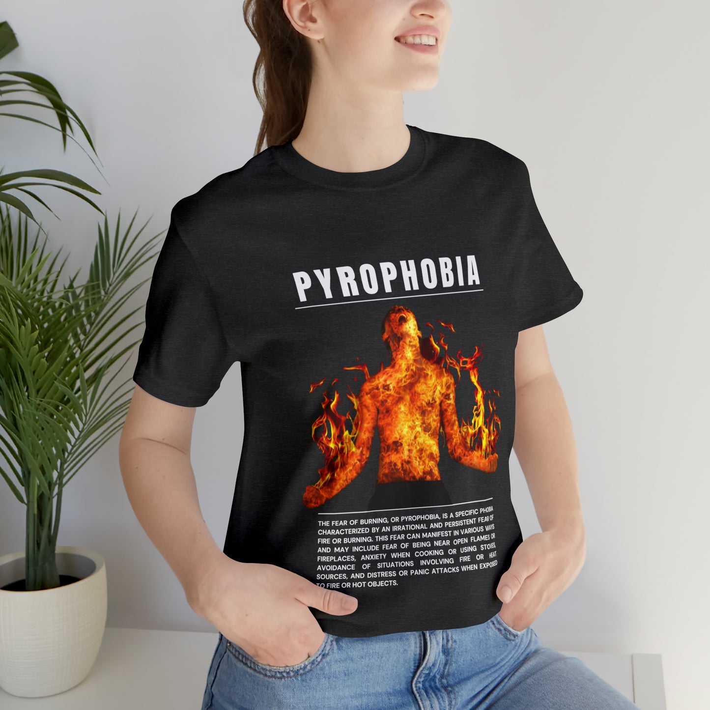 Pyrophobia Fear of Burning Halloween Tee