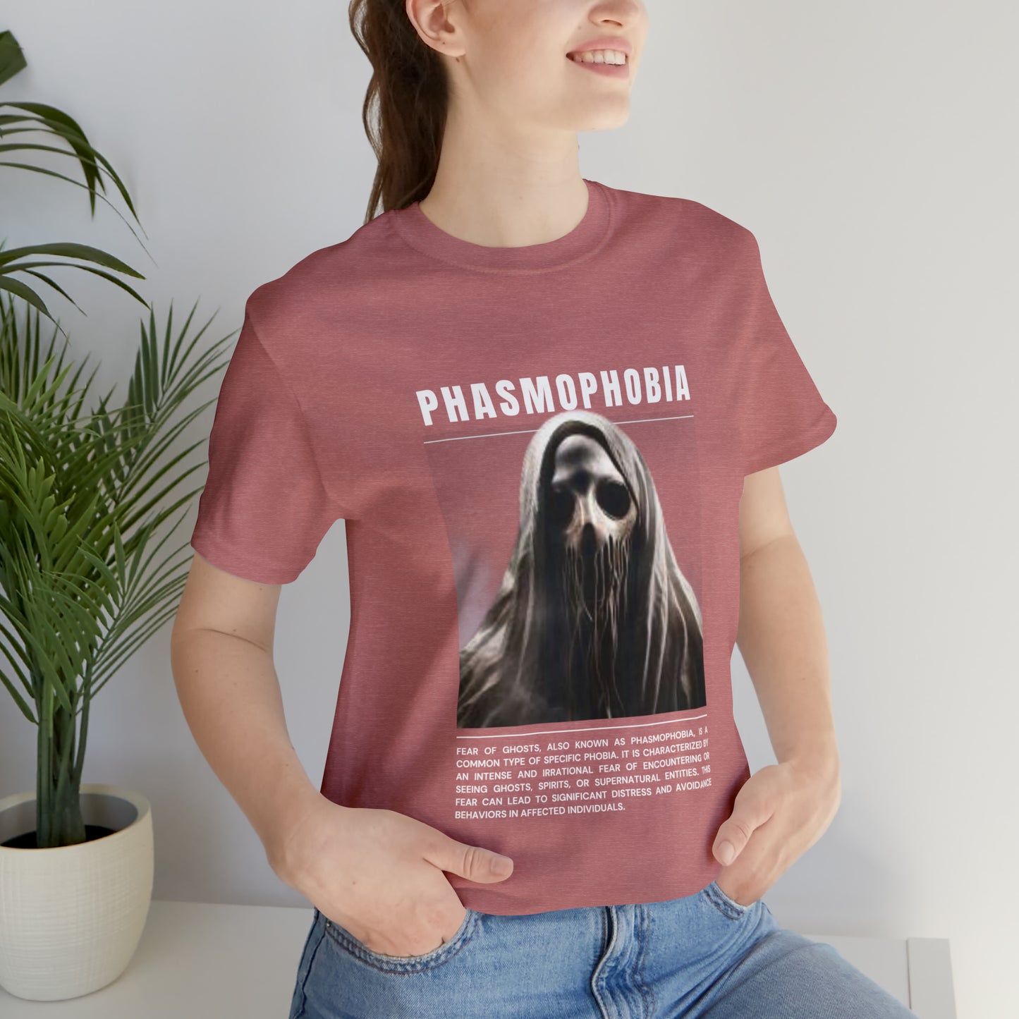 Phasmophobia Fear of Ghosts Halloween Tee