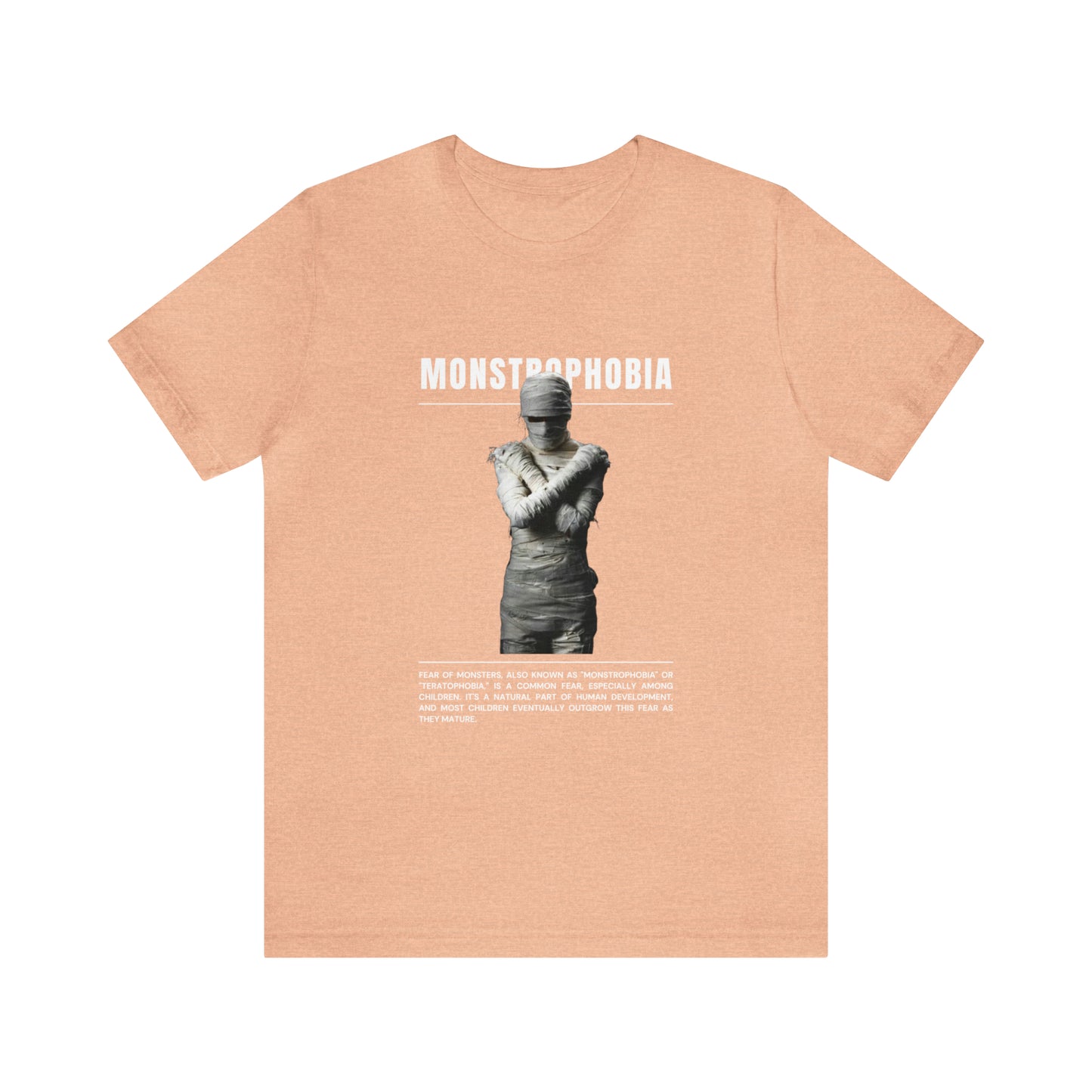 Monstrophobia Fear of Monsters Halloween Tee