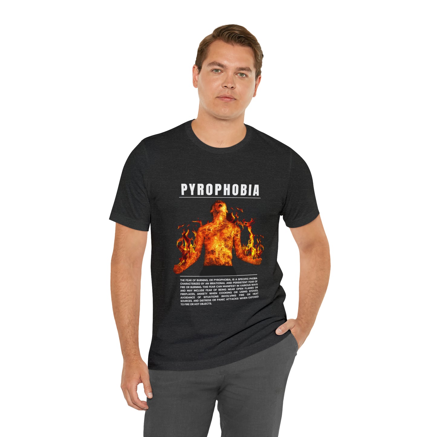 Pyrophobia Fear of Burning Halloween Tee