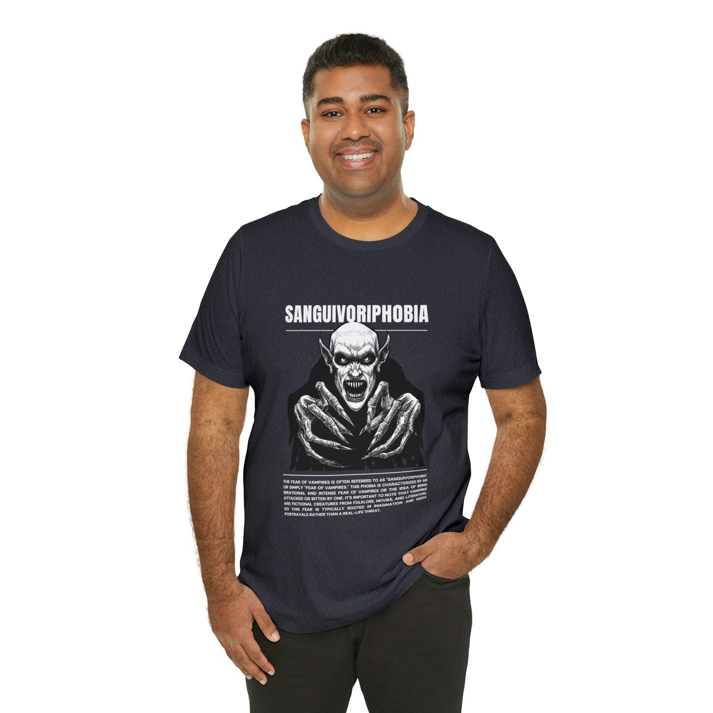 Sanguivoriphobia Fear of Vampires Halloween Tee