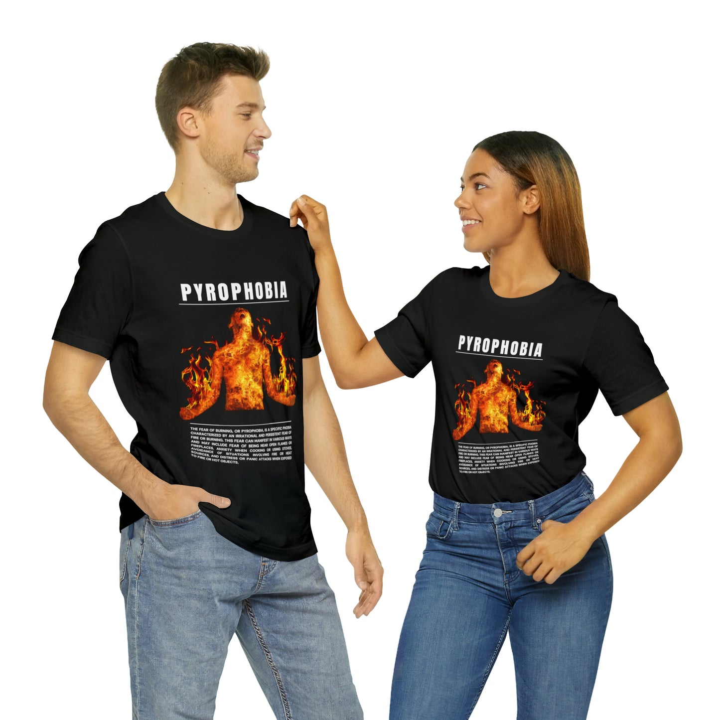 Pyrophobia Fear of Burning Halloween Tee