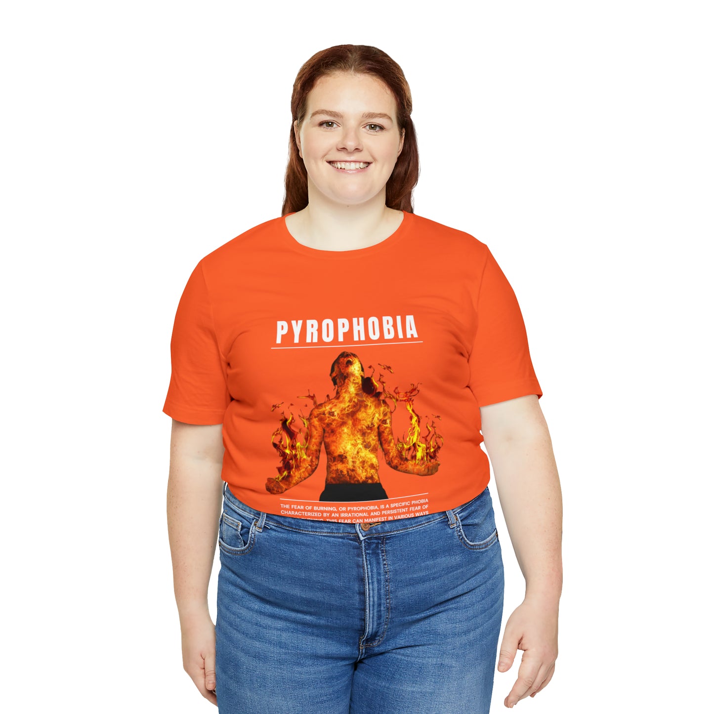 Pyrophobia Fear of Burning Halloween Tee