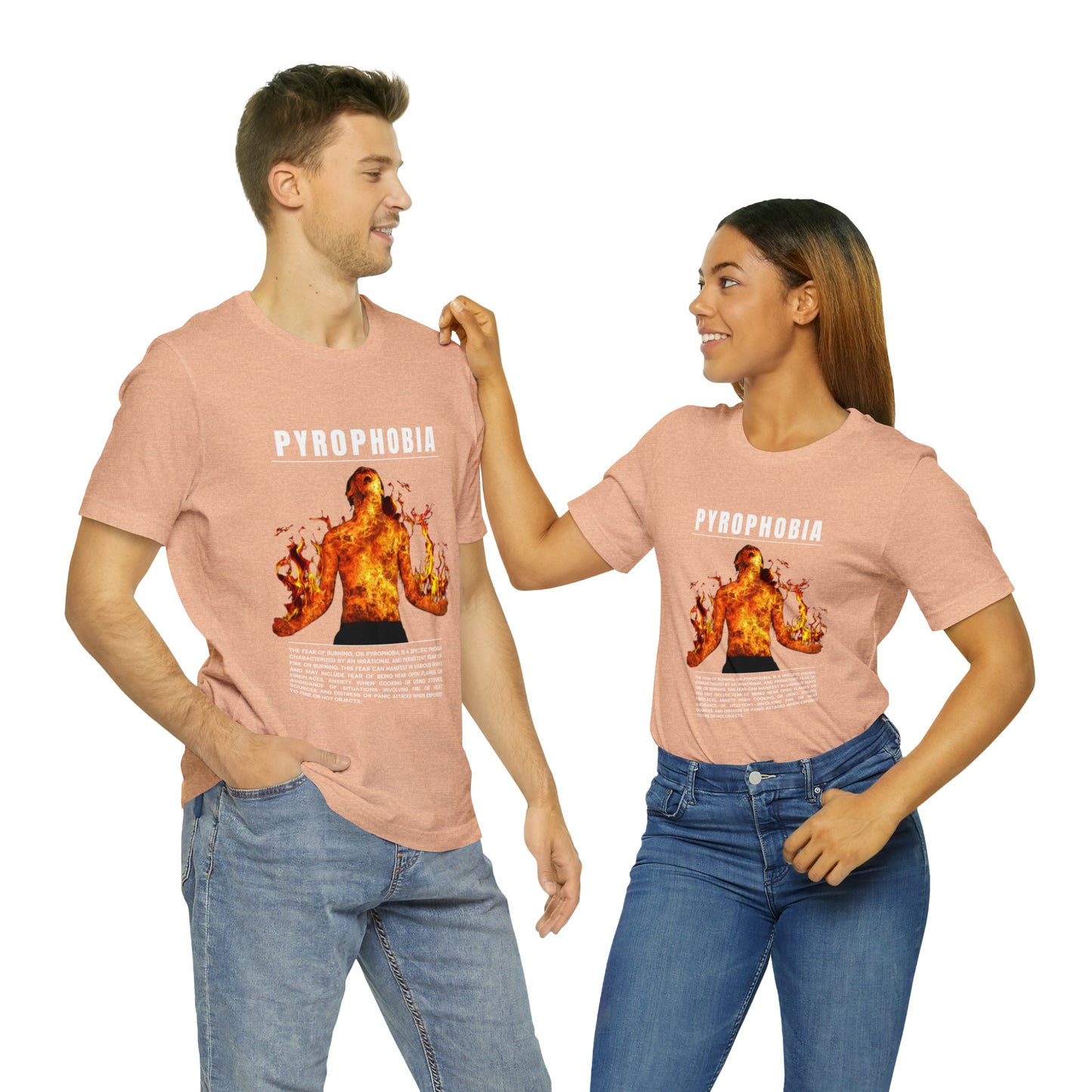 Pyrophobia Fear of Burning Halloween Tee