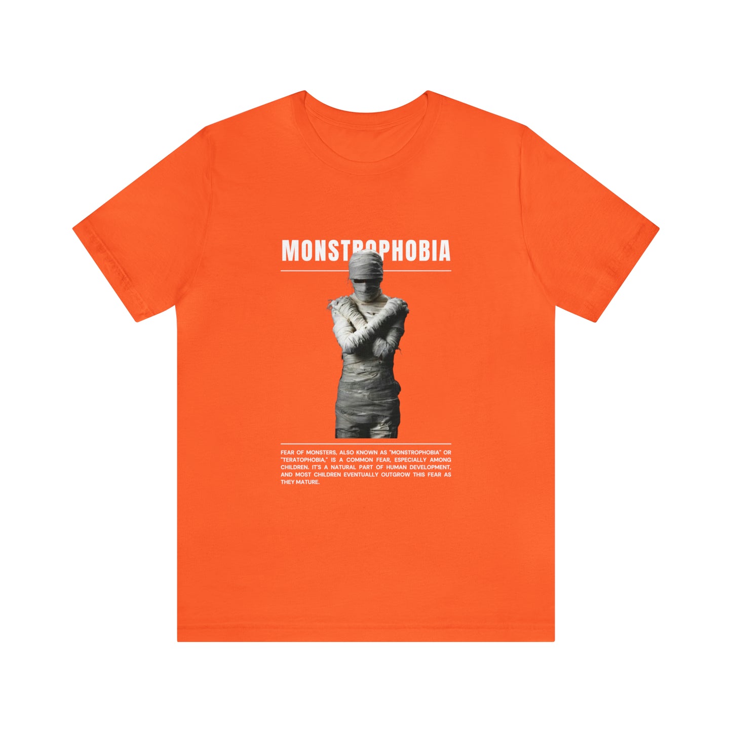 Monstrophobia Fear of Monsters Halloween Tee