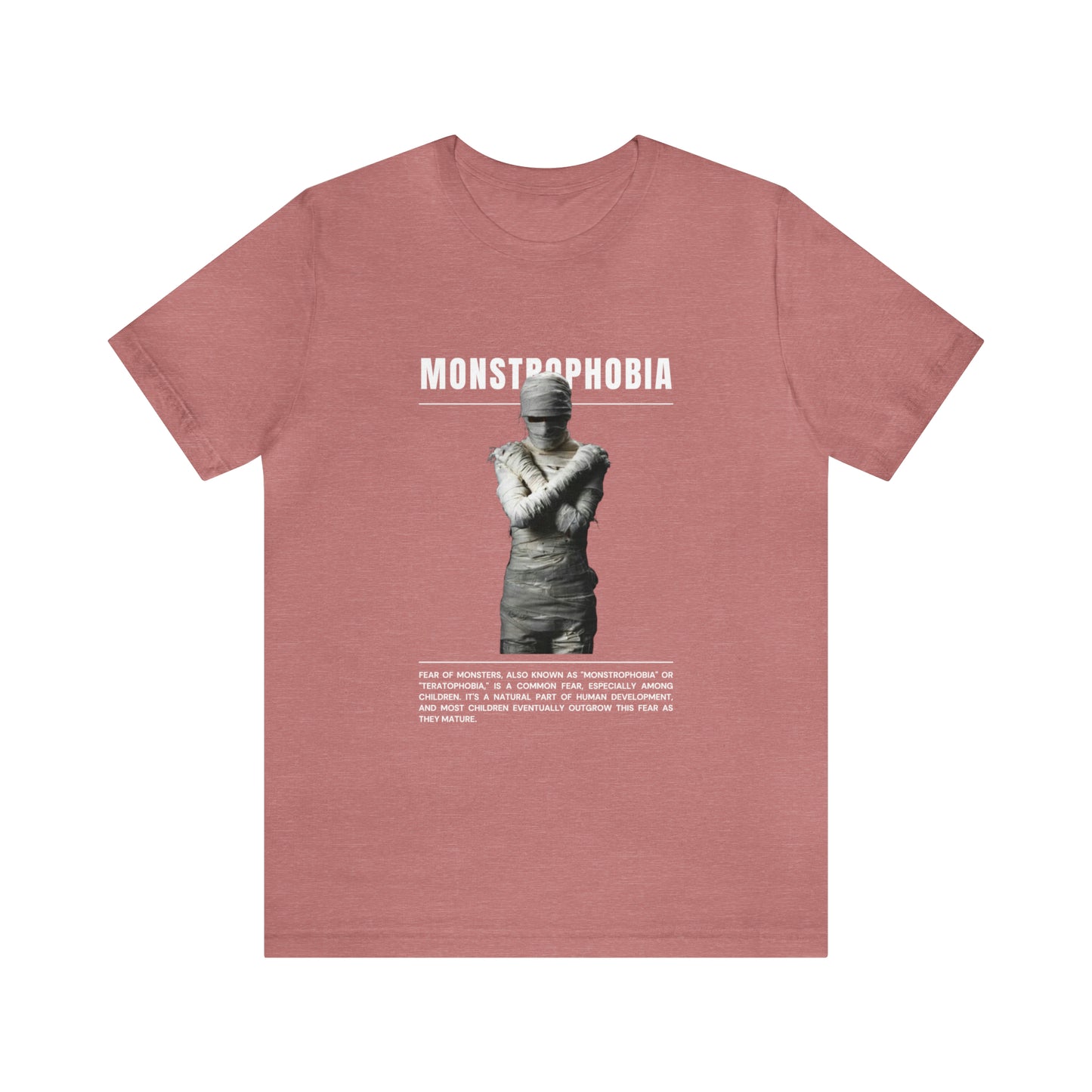 Monstrophobia Fear of Monsters Halloween Tee