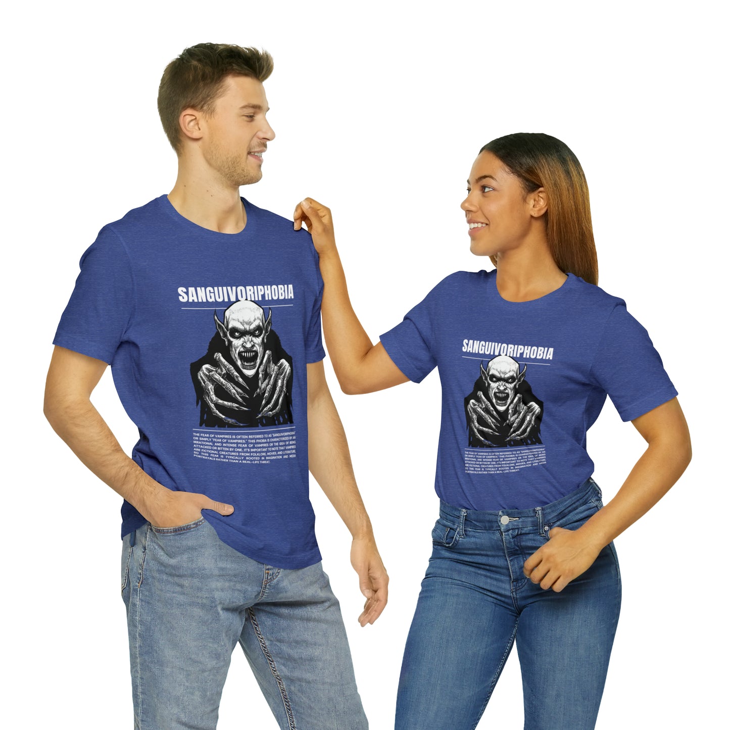 Sanguivoriphobia Fear of Vampires Halloween Tee
