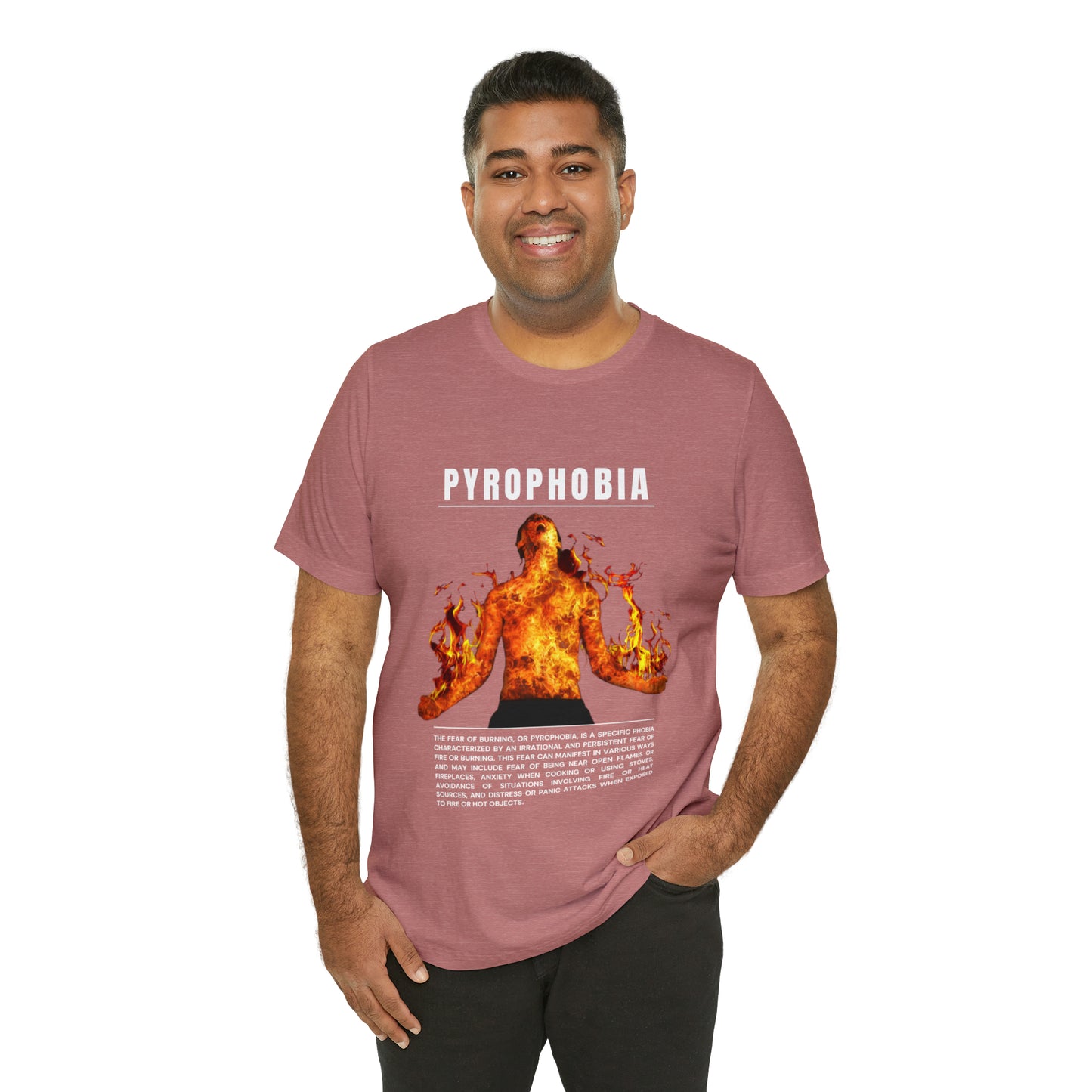 Pyrophobia Fear of Burning Halloween Tee