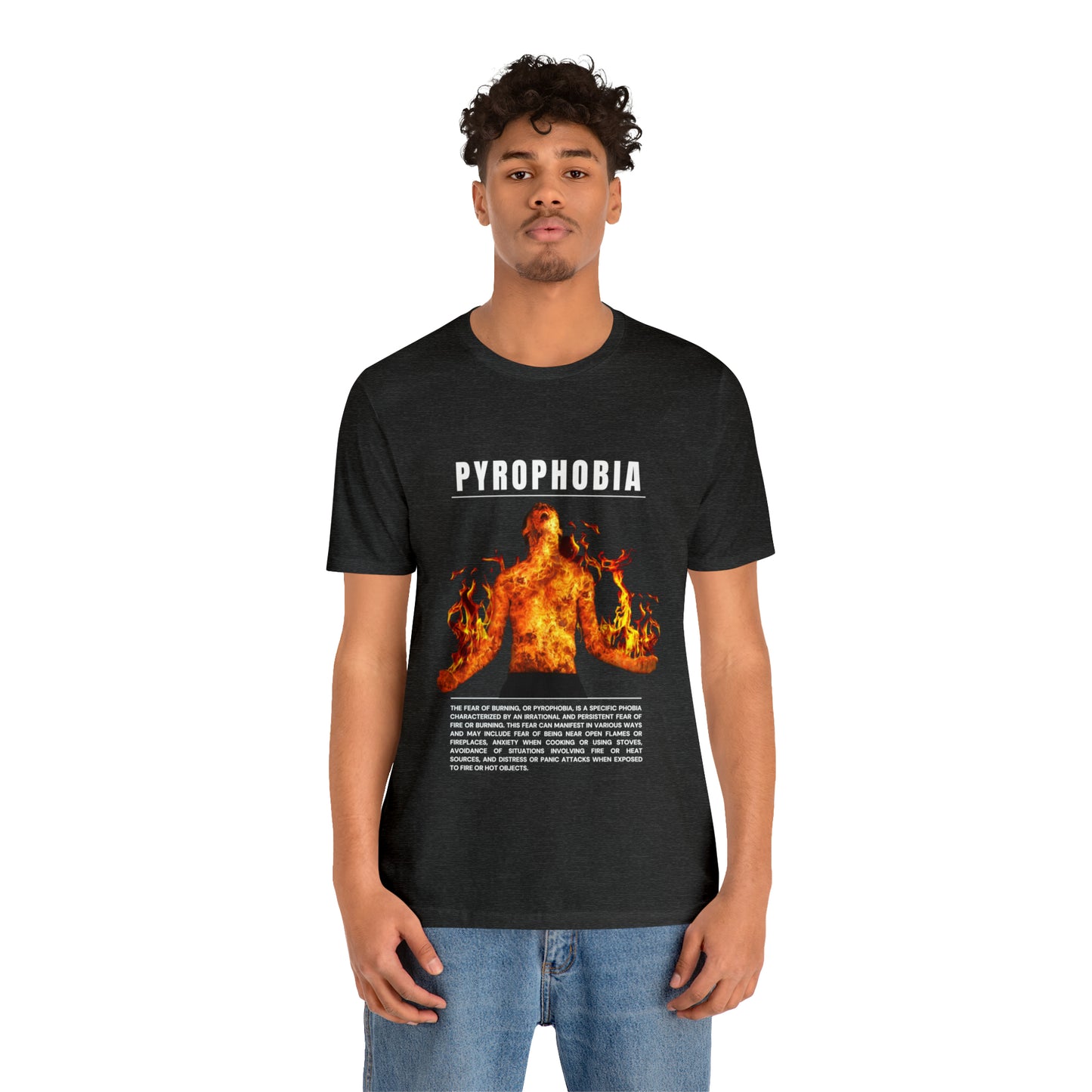 Pyrophobia Fear of Burning Halloween Tee