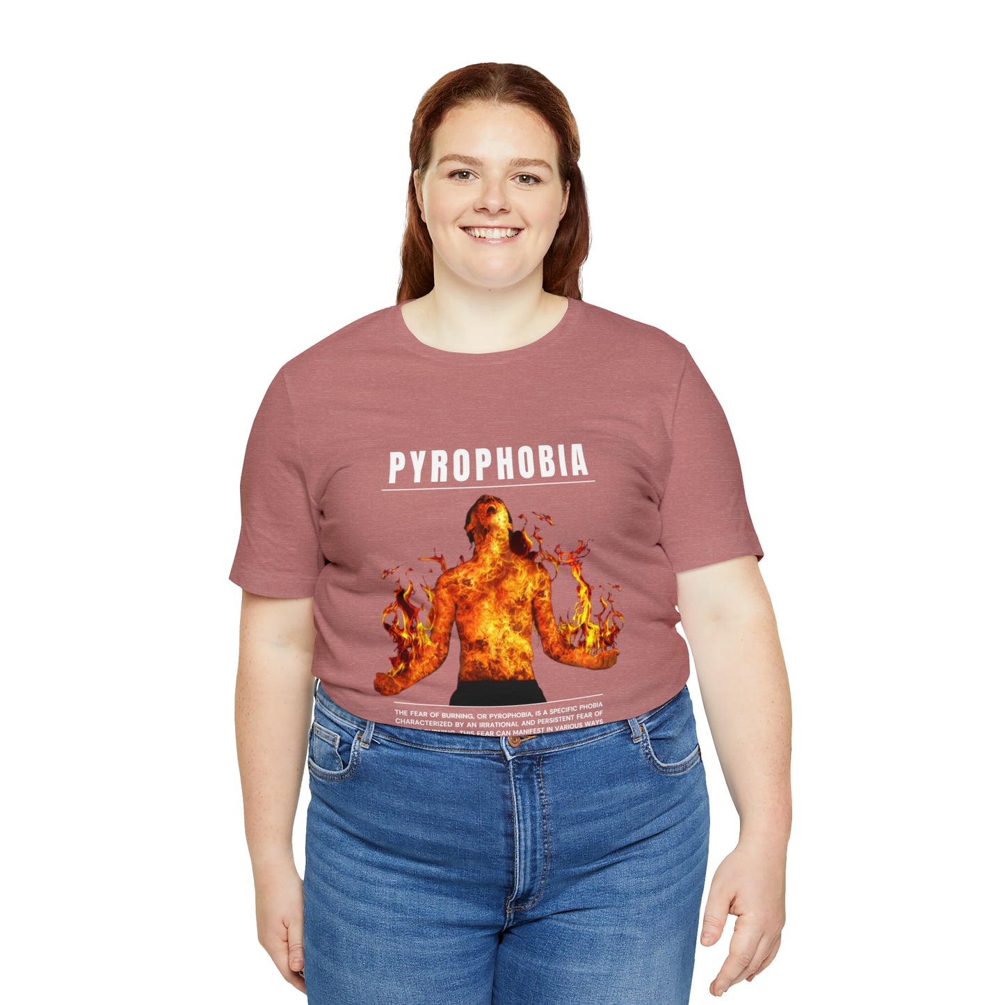 Pyrophobia Fear of Burning Halloween Tee