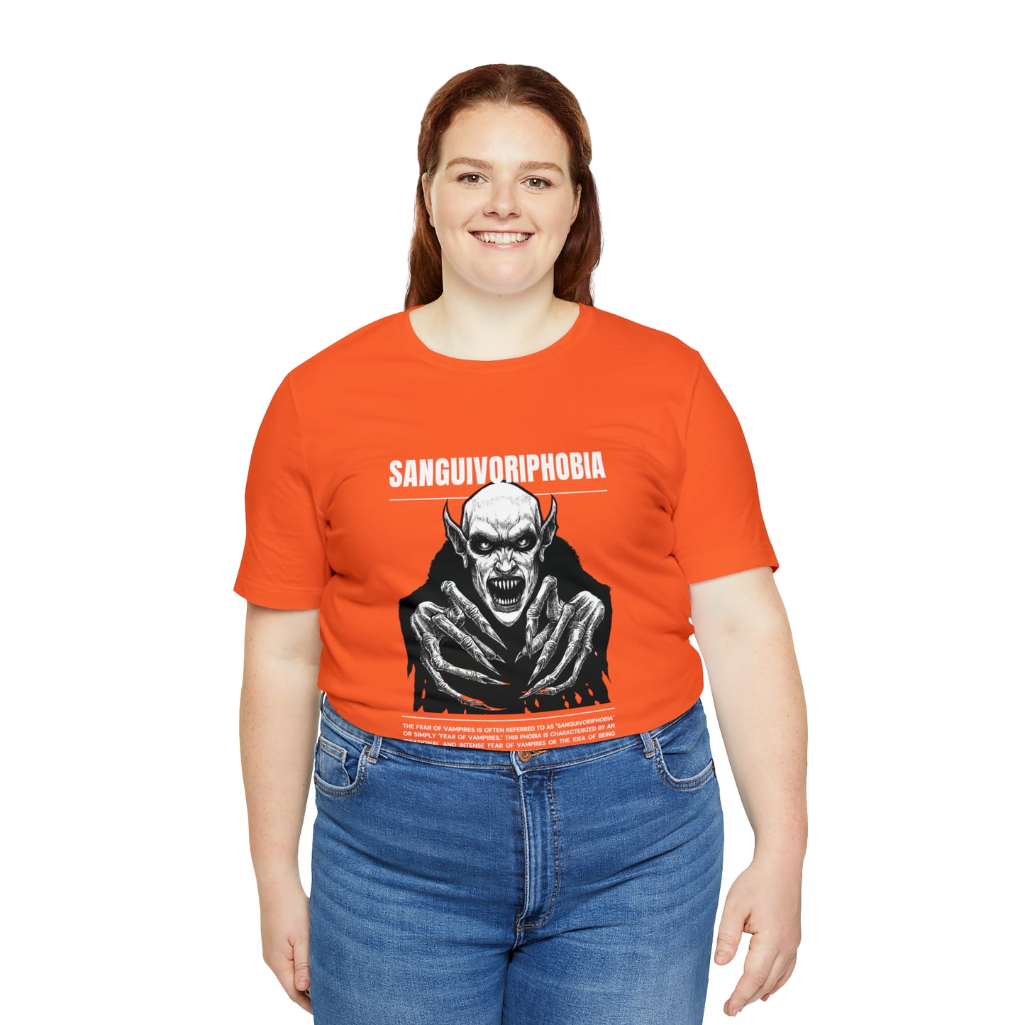 Sanguivoriphobia Fear of Vampires Halloween Tee
