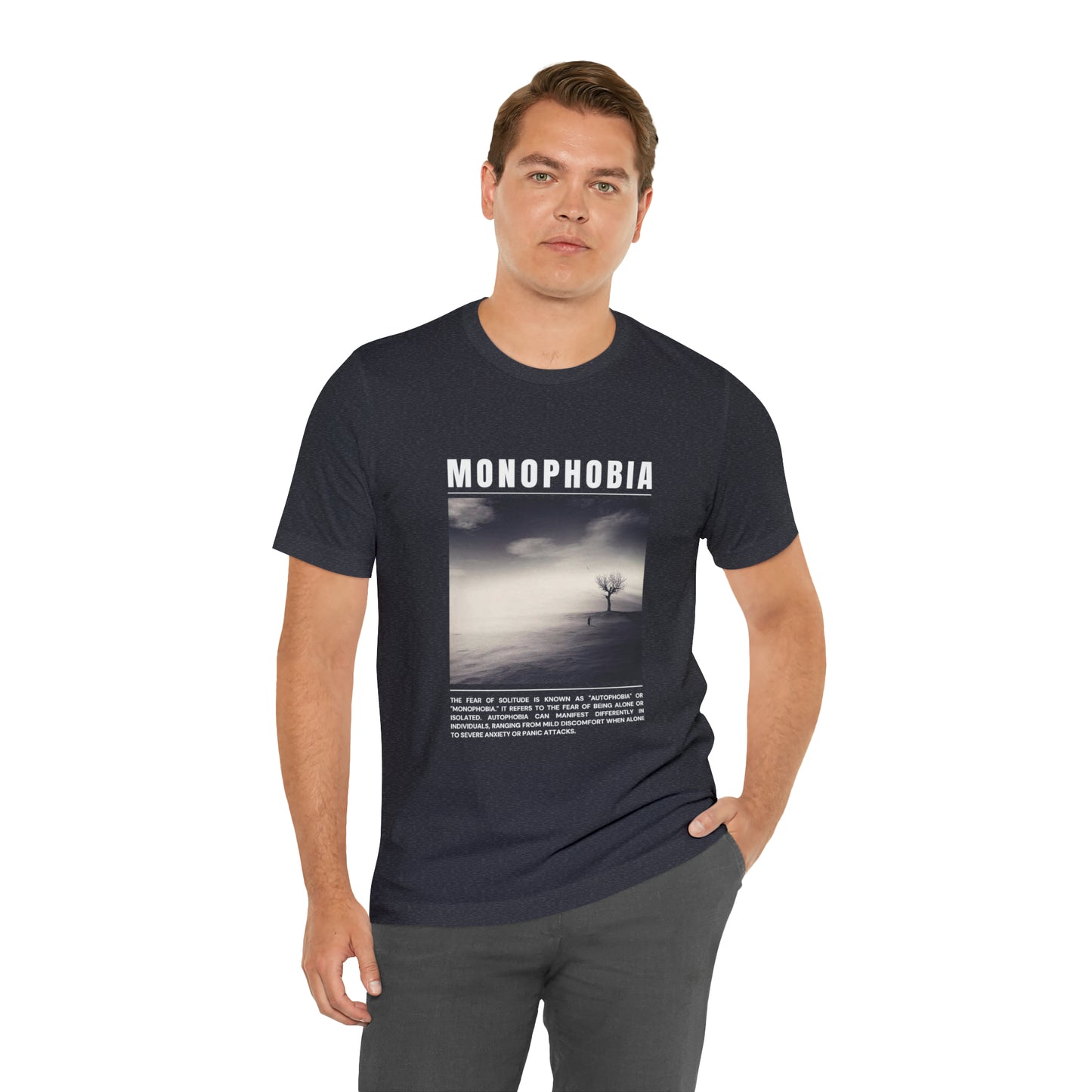 Monophobia Fear of Being Alone Halloween Tee