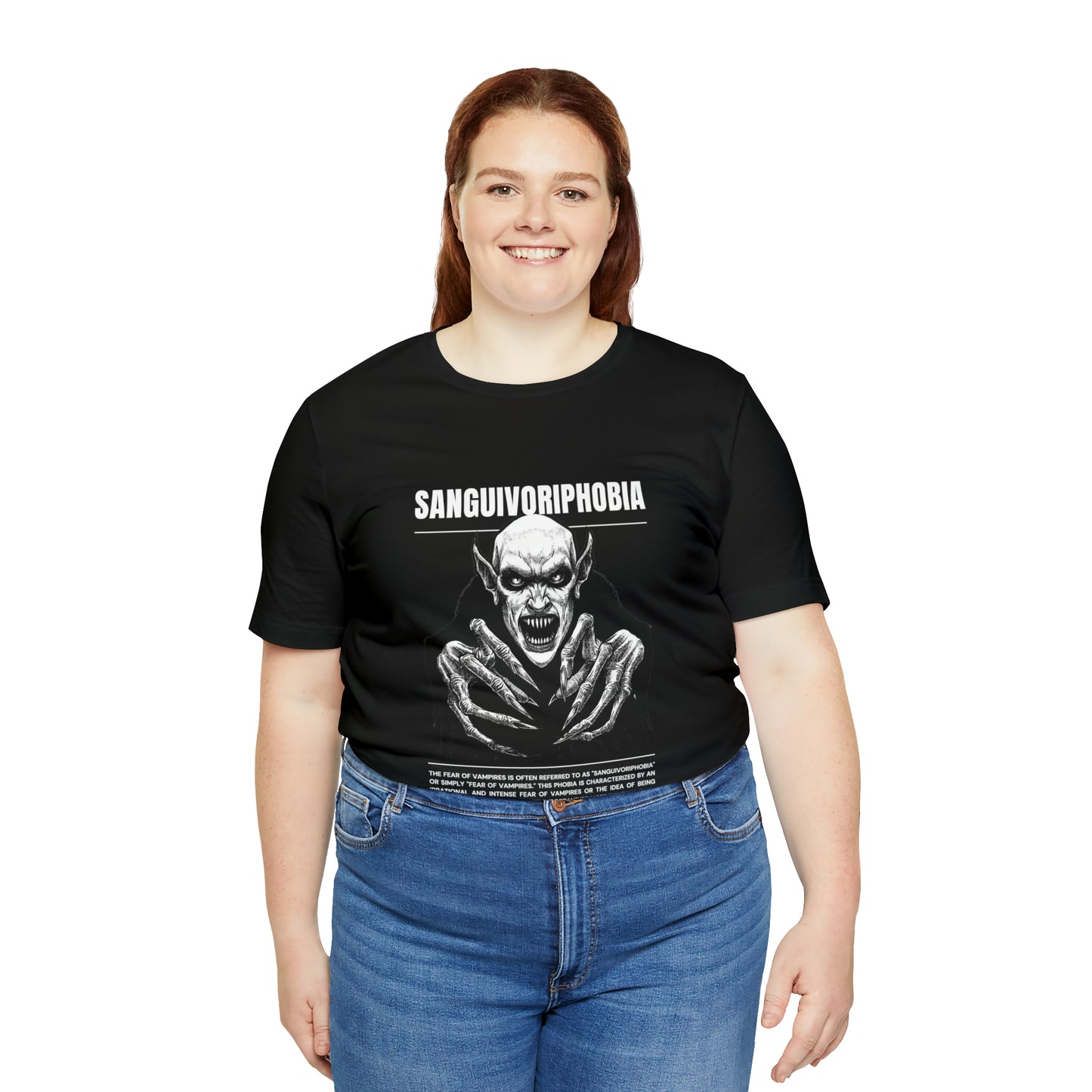 Sanguivoriphobia Fear of Vampires Halloween Tee