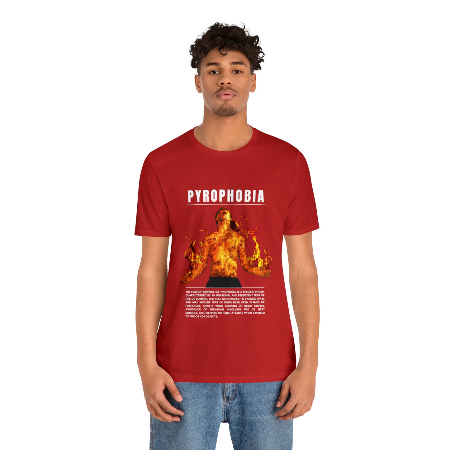 Pyrophobia Fear of Burning Halloween Tee