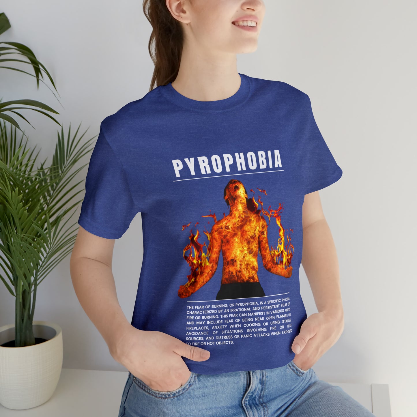 Pyrophobia Fear of Burning Halloween Tee