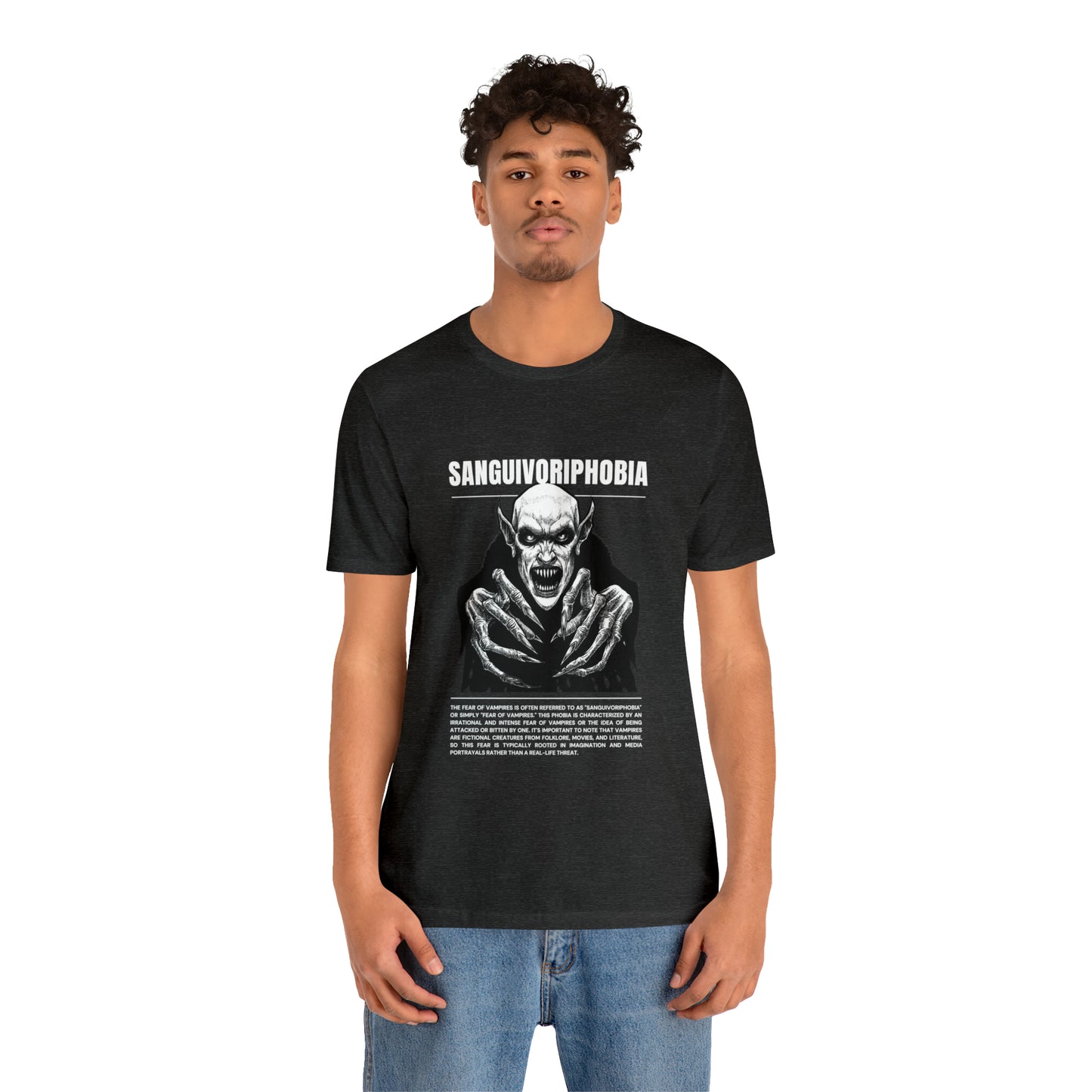 Sanguivoriphobia Fear of Vampires Halloween Tee