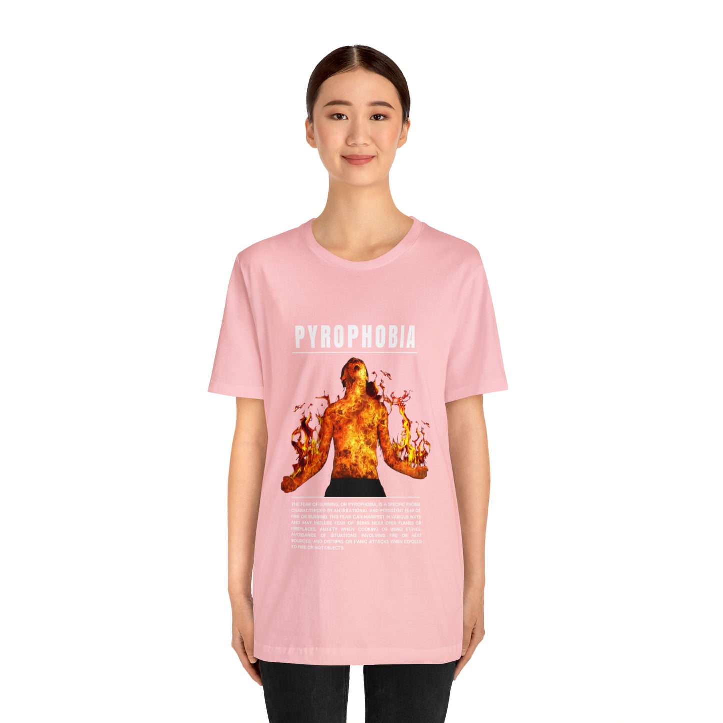 Pyrophobia Fear of Burning Halloween Tee