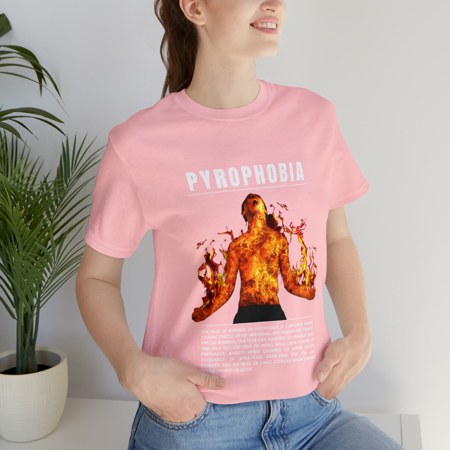 Pyrophobia Fear of Burning Halloween Tee