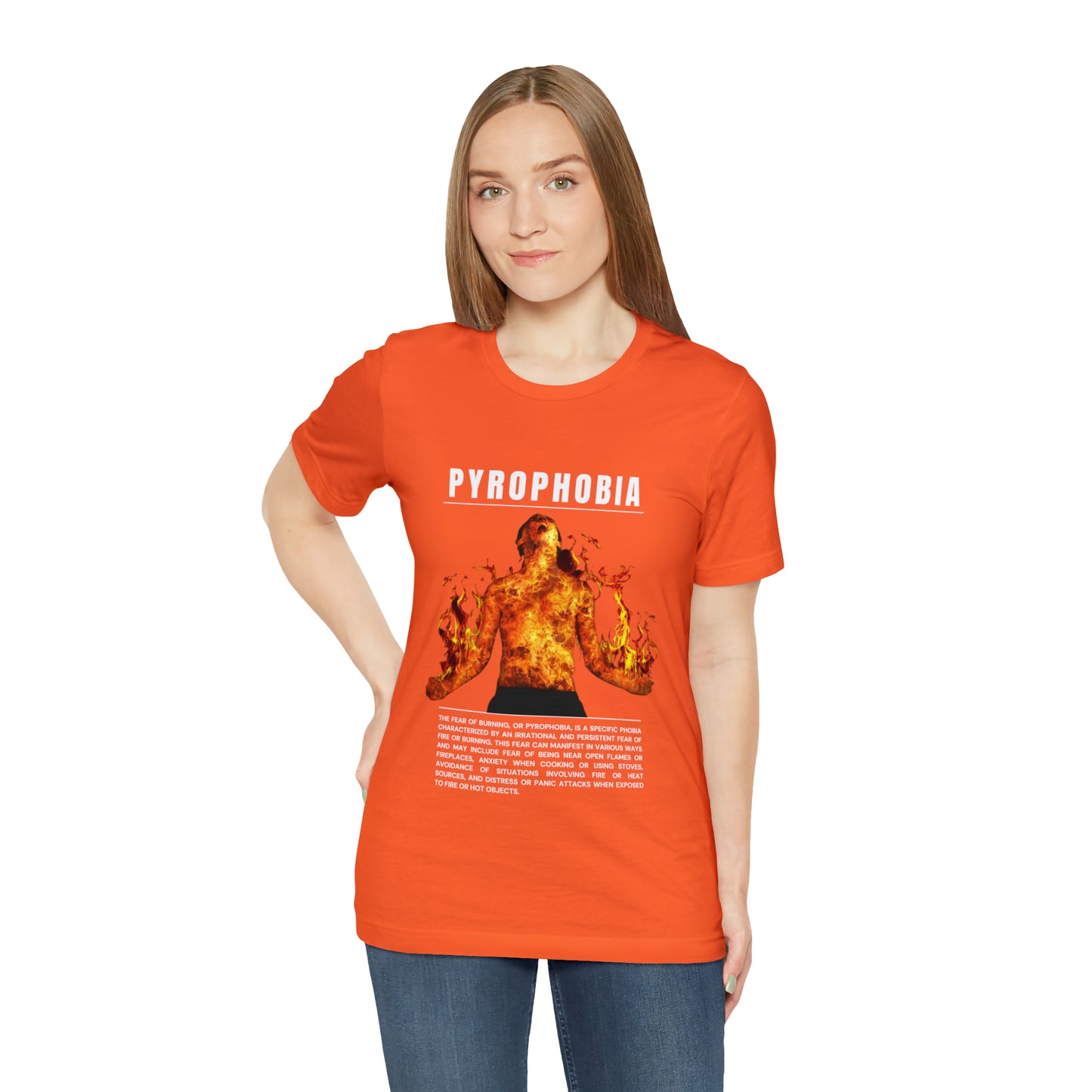 Pyrophobia Fear of Burning Halloween Tee
